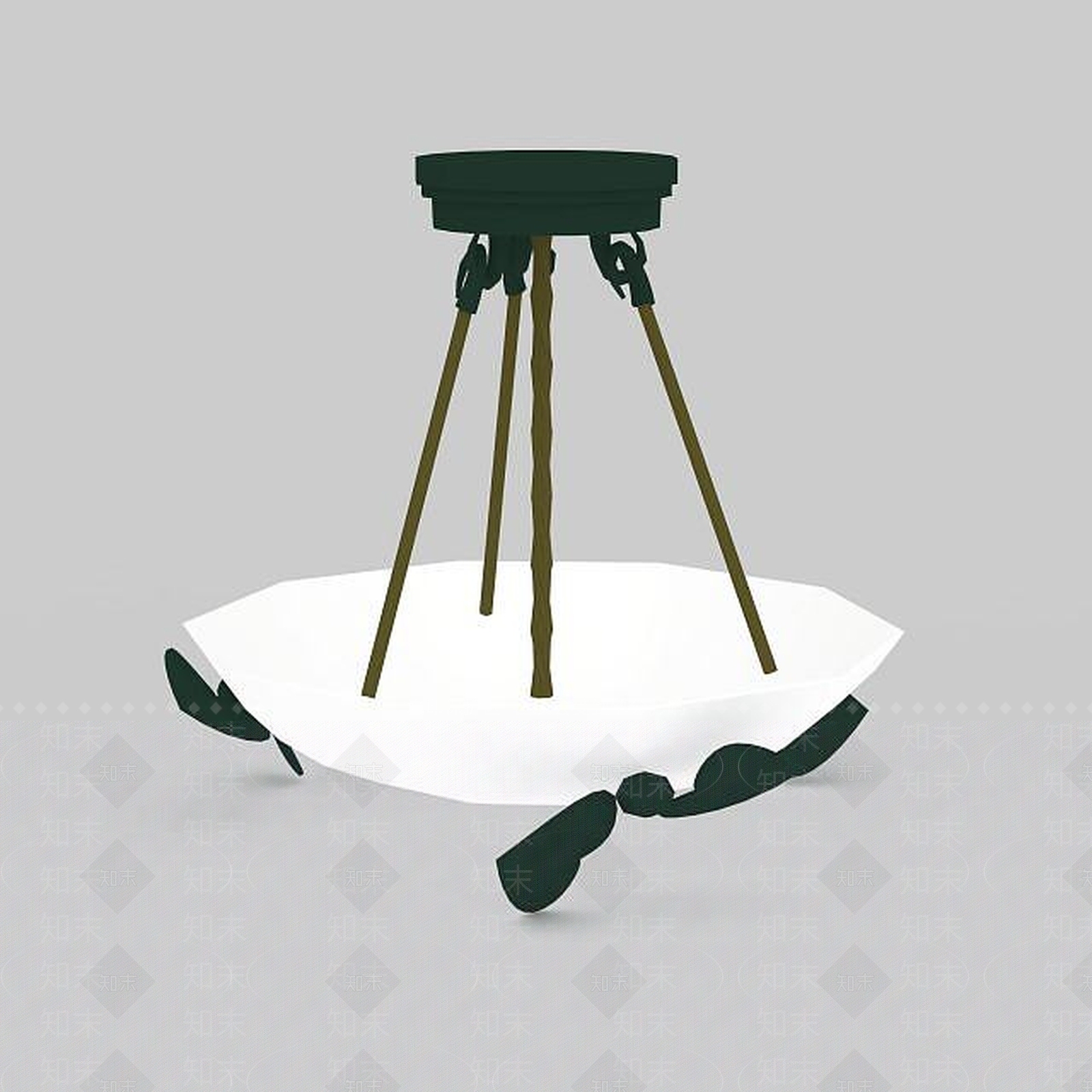 现代简约吊灯3D模型下载【ID:1196608472】