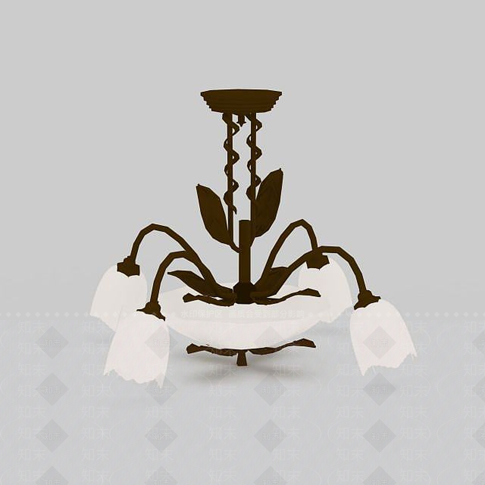 现代时尚吊灯3D模型下载【ID:1196608445】