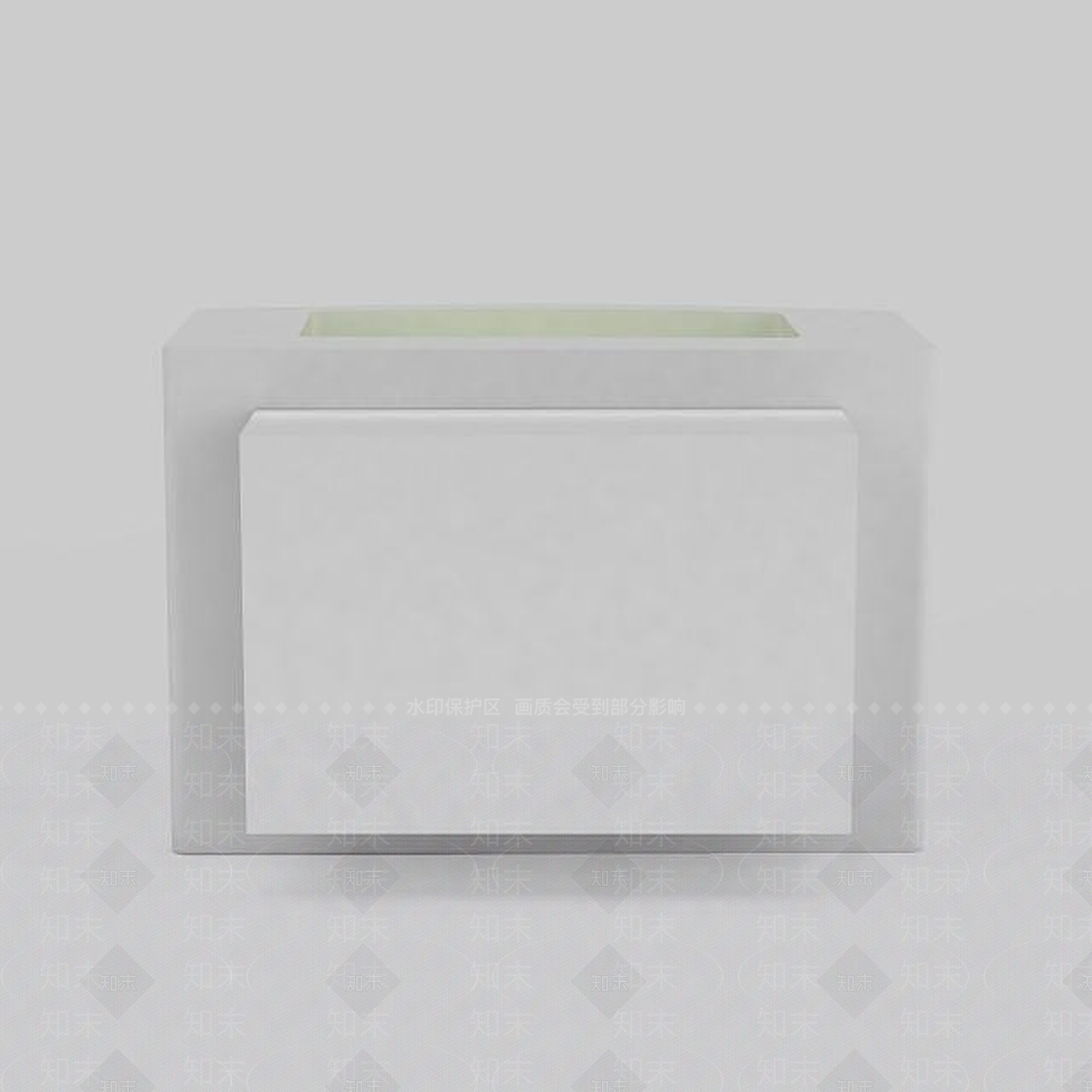 现代长方形壁灯3D模型下载【ID:1196608674】