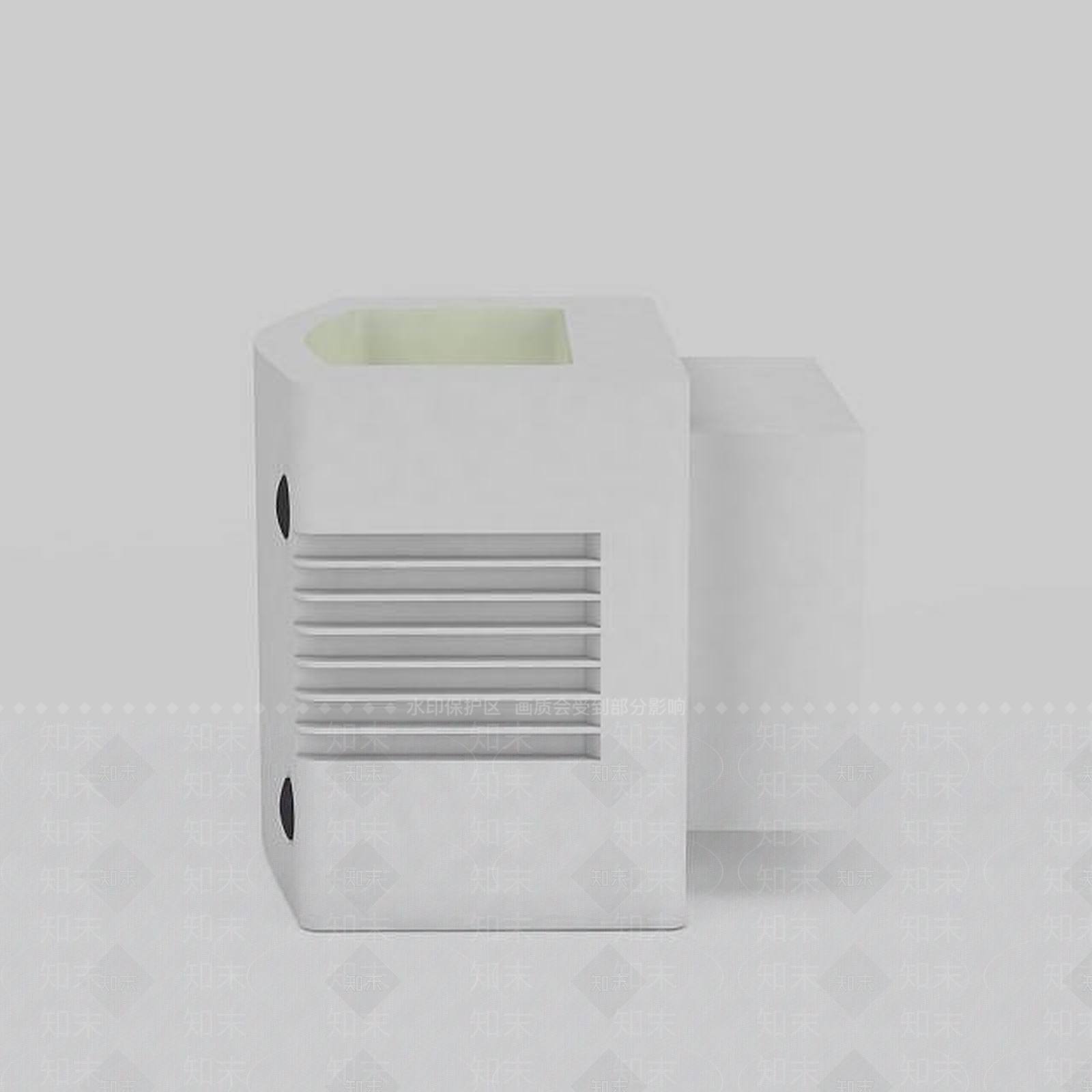 现代长方形壁灯3D模型下载【ID:1196608674】