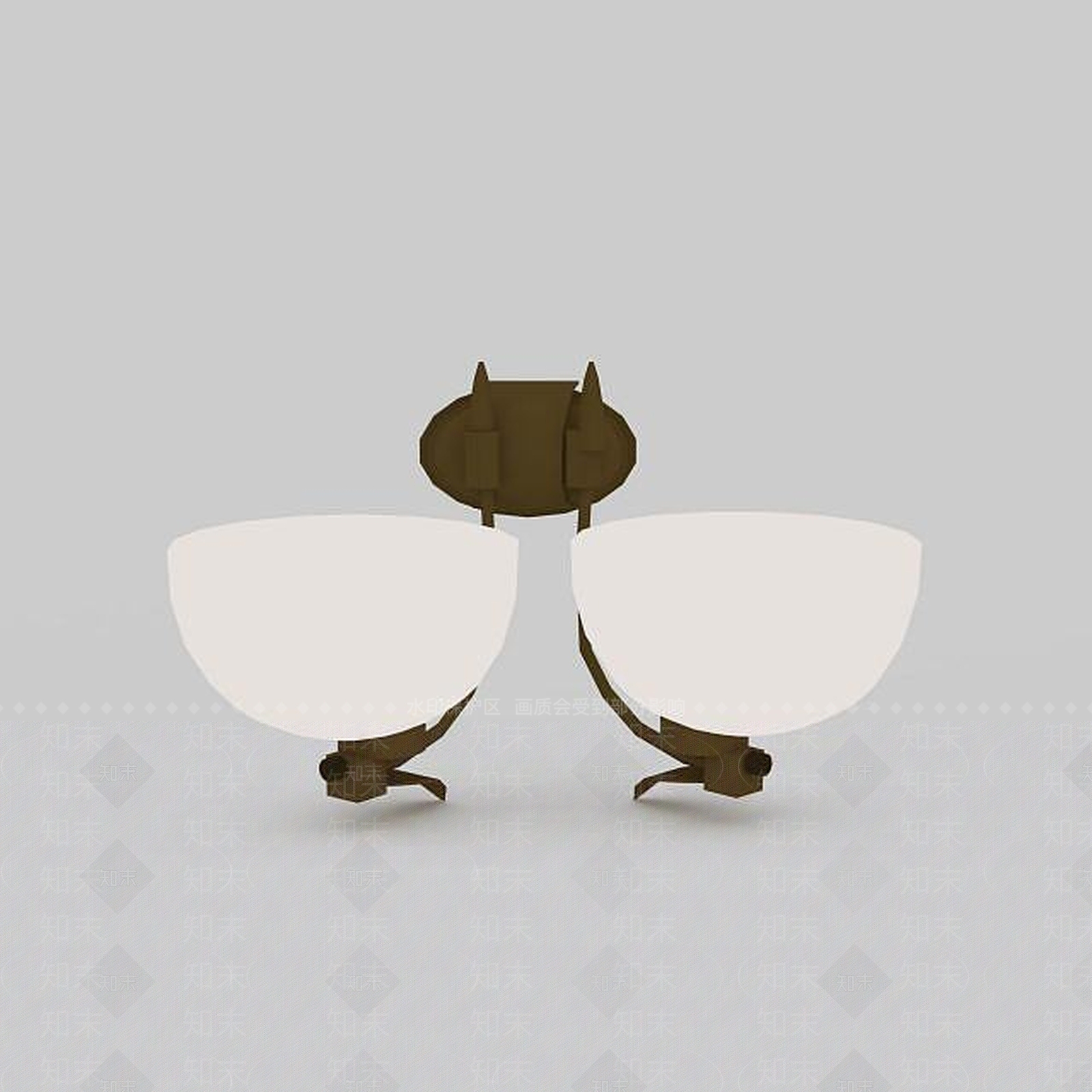 现代时尚壁灯3D模型下载【ID:1196608776】