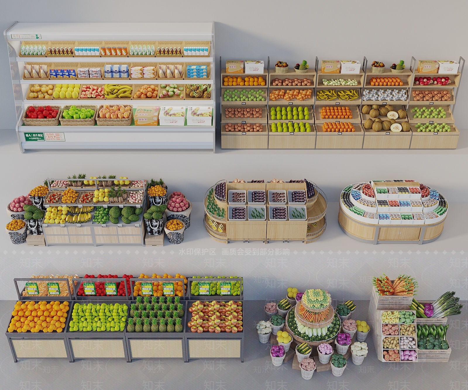 货架SU模型下载【ID:1196609069】