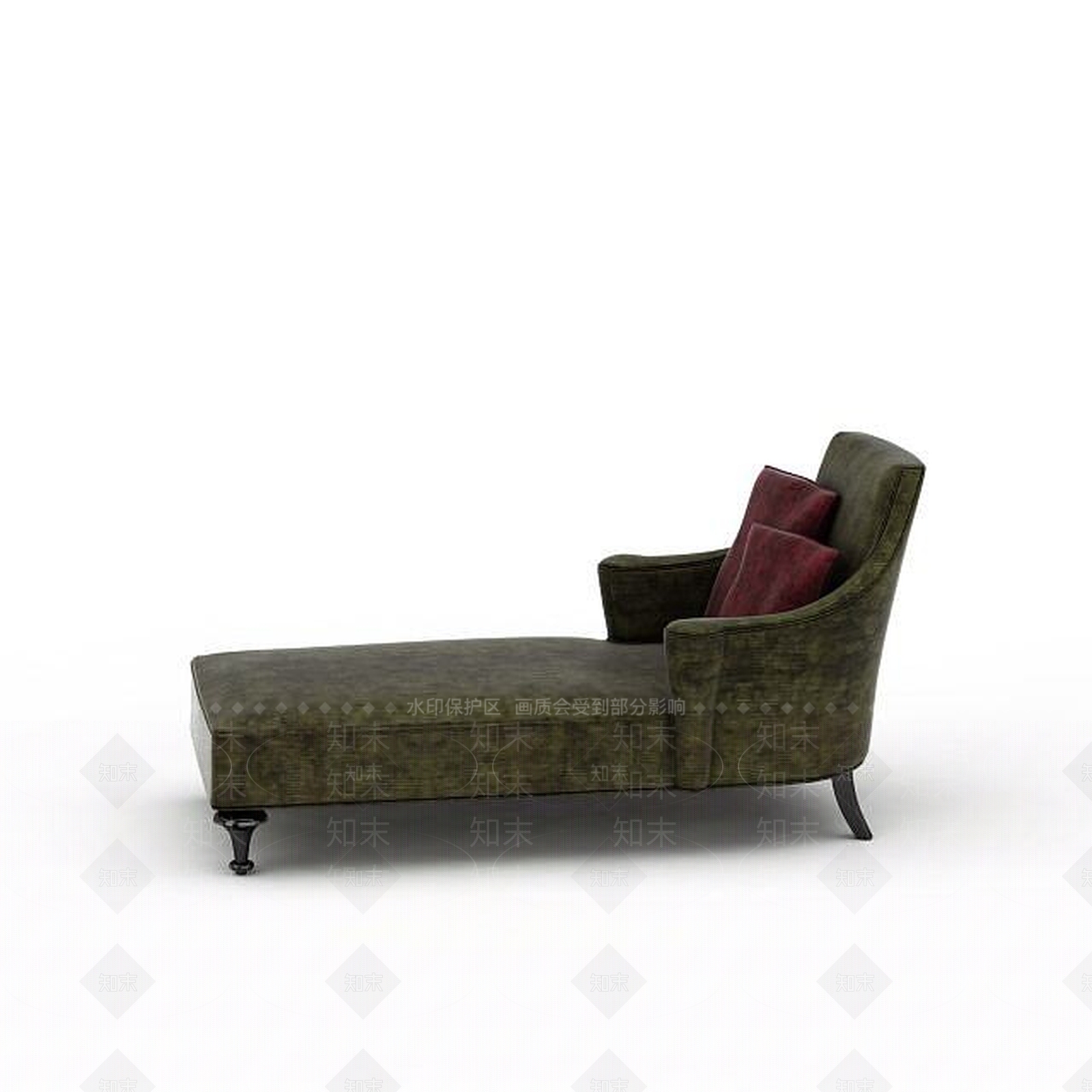 现代布艺沙发3D模型下载【ID:1196609909】
