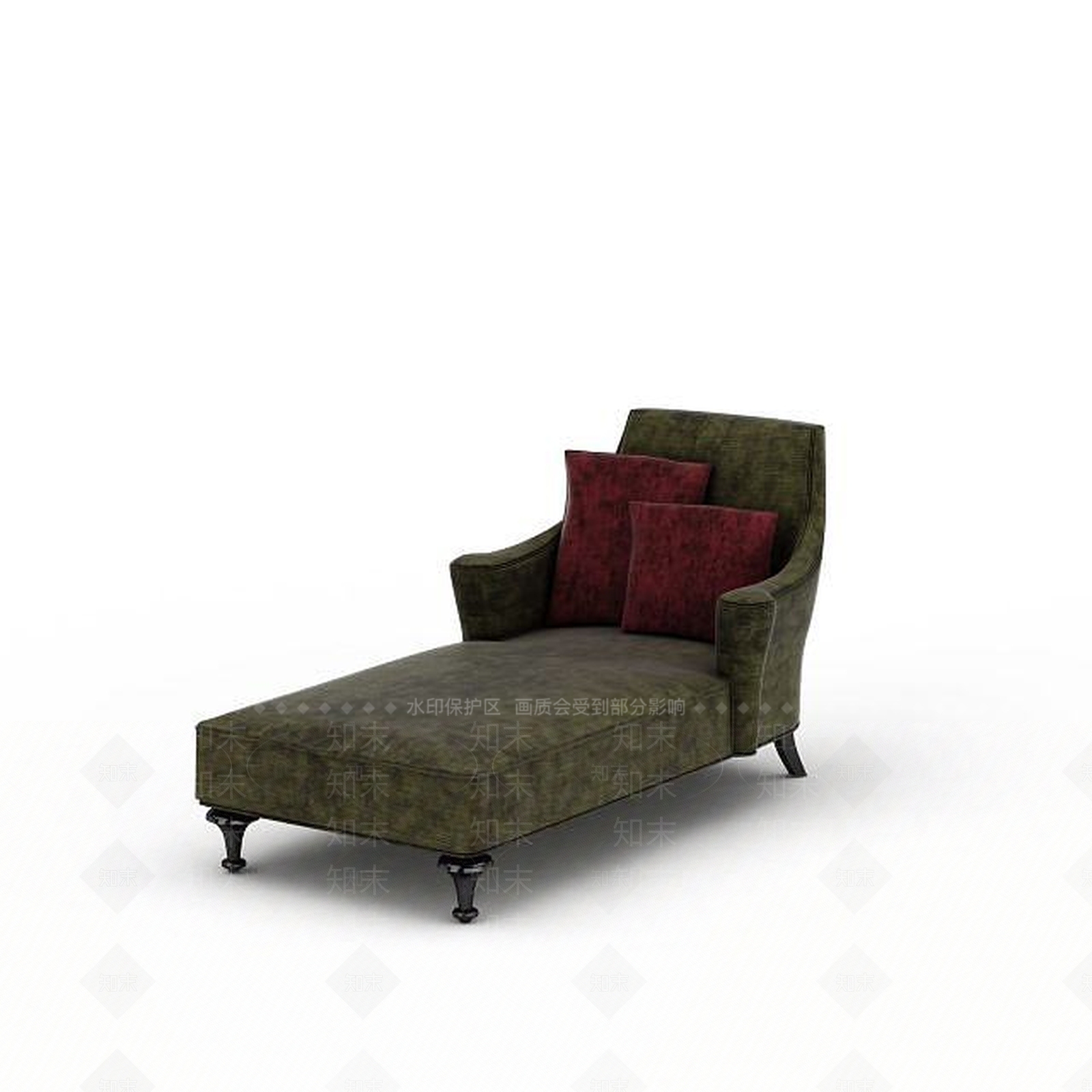 现代布艺沙发3D模型下载【ID:1196609909】