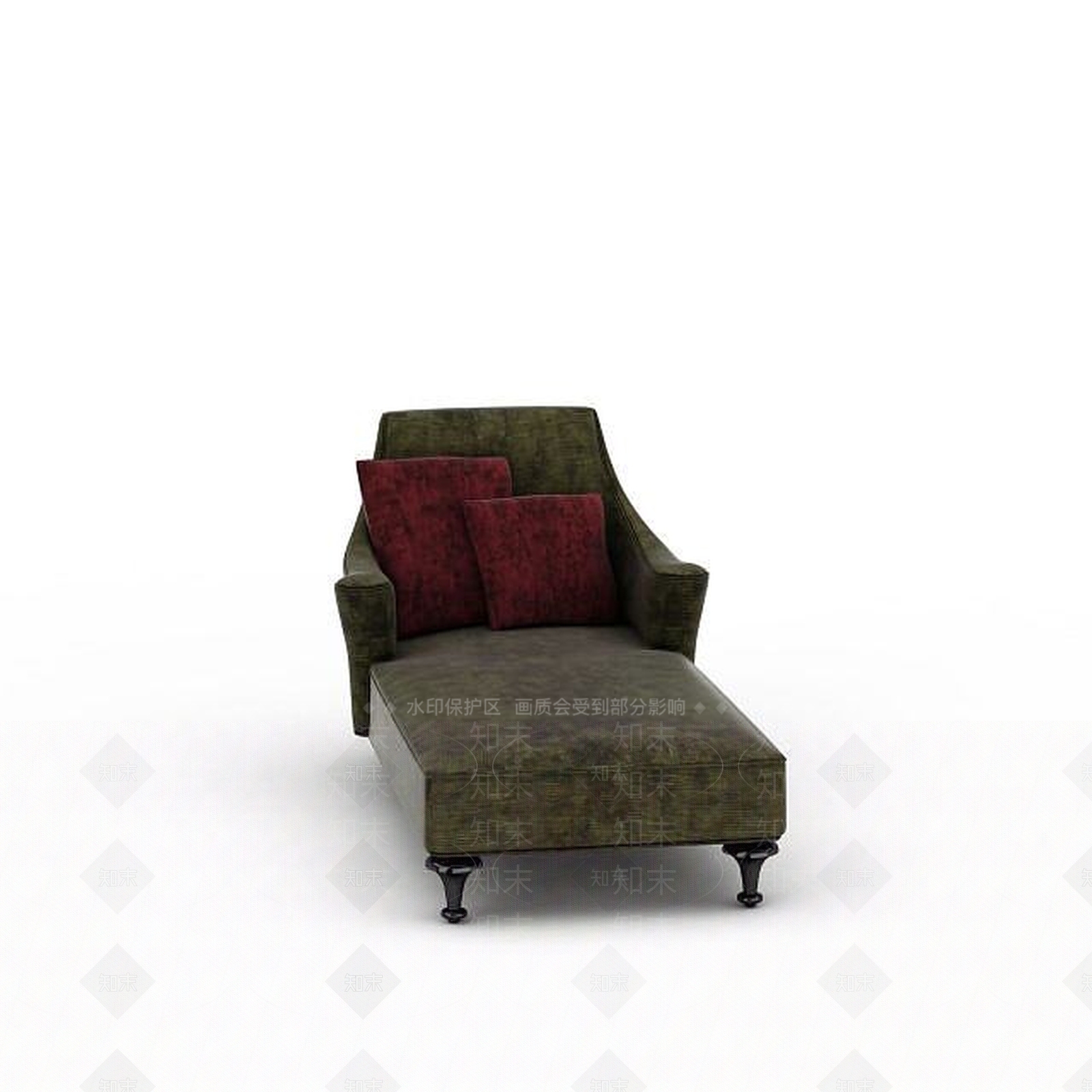 现代布艺沙发3D模型下载【ID:1196609909】