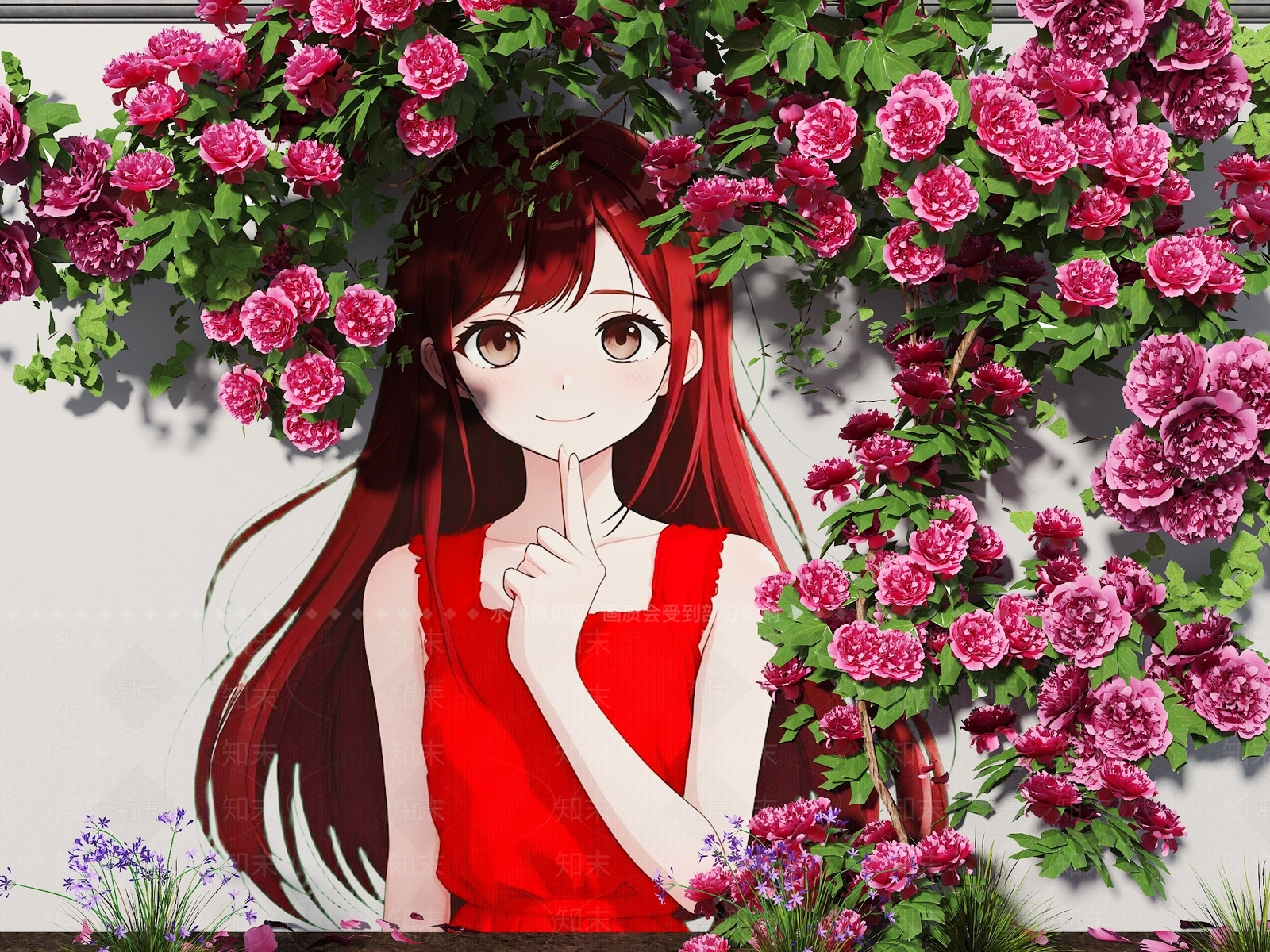 现代新中式花艺SU模型下载【ID:1196613874】