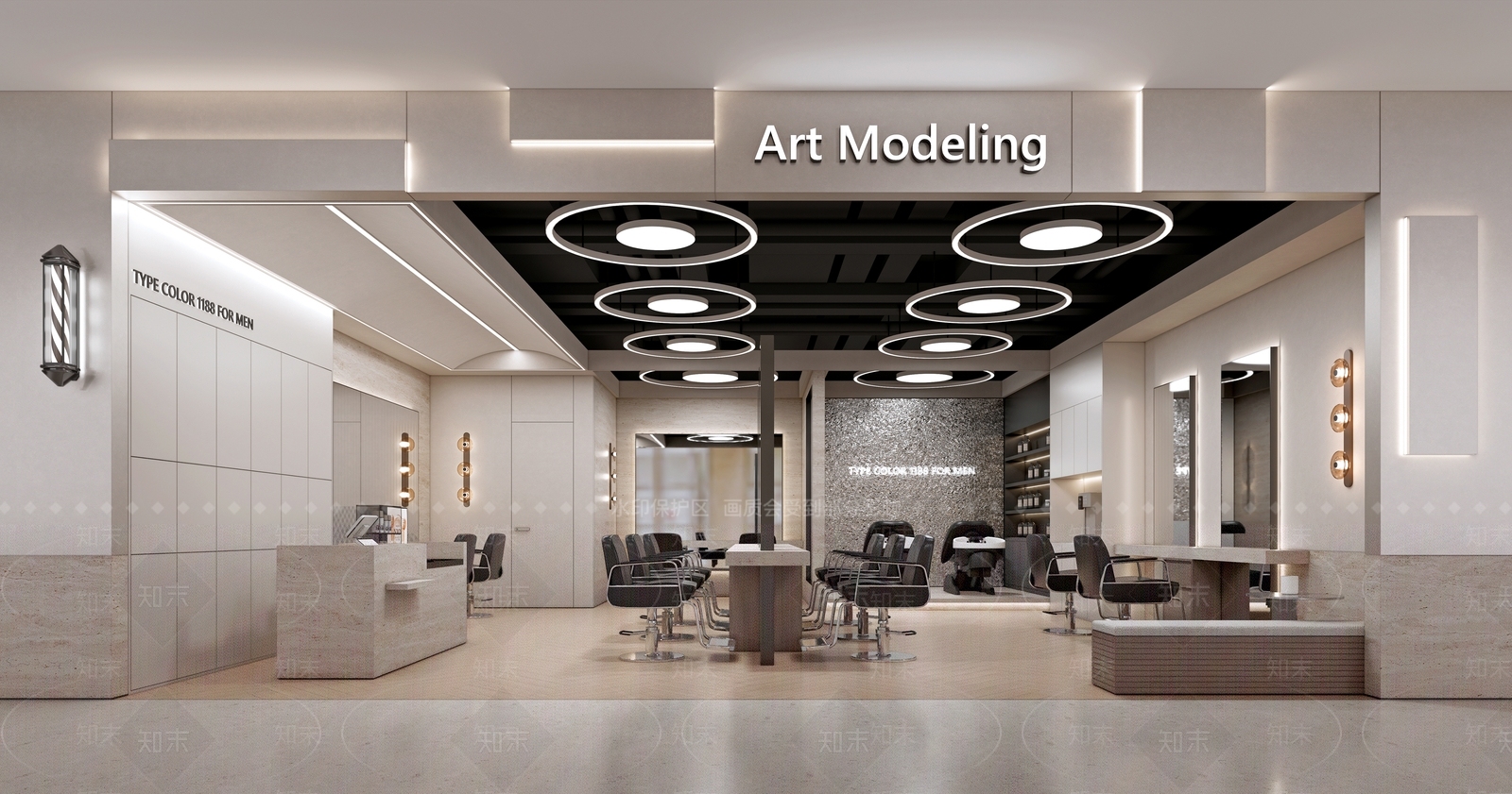 现代理发店SU模型下载【ID:1196616352】