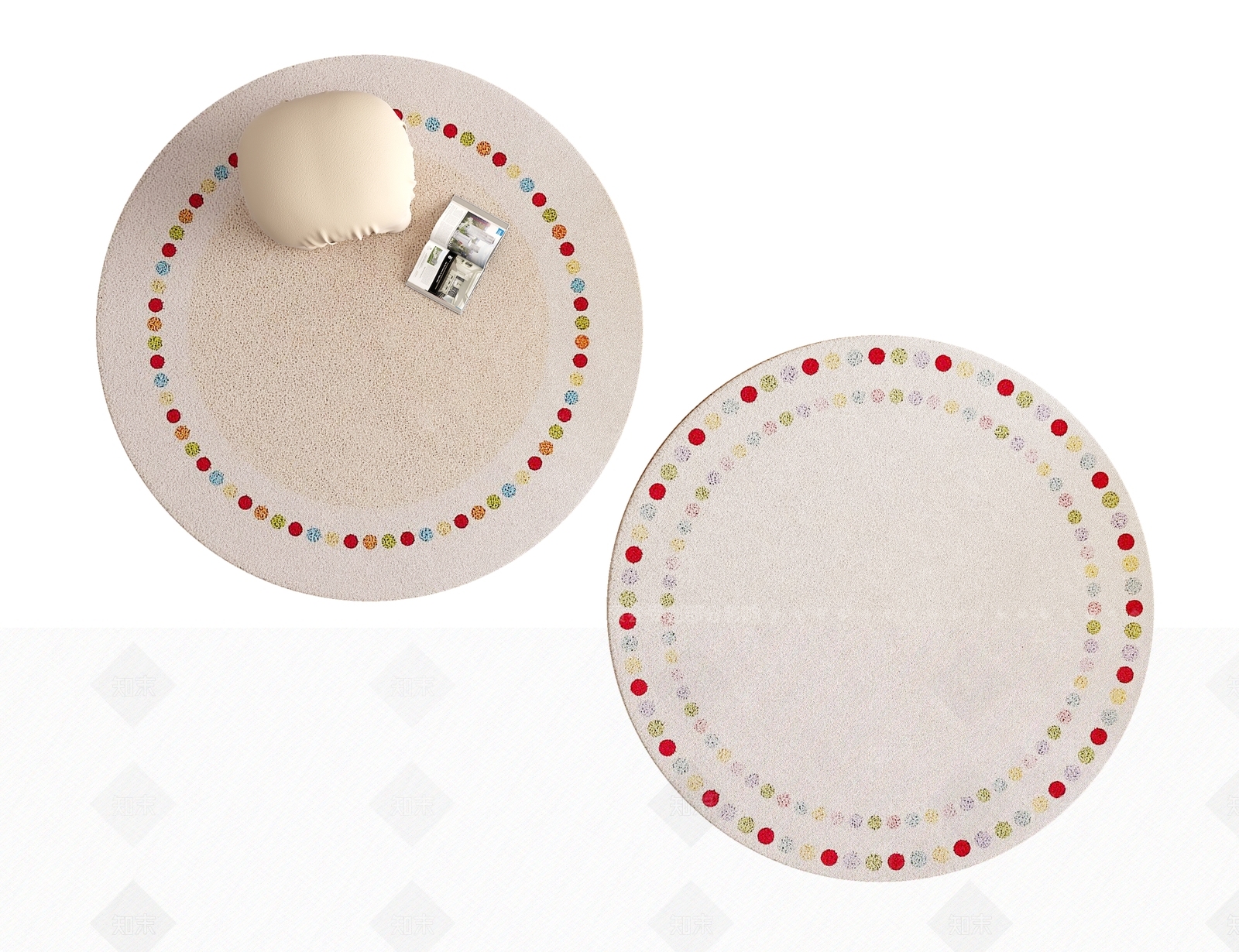 现代儿童地毯3D模型下载【ID:1196617295】