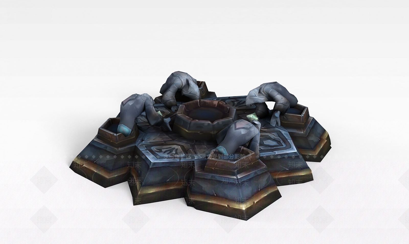 现代办公大厅3D模型下载【ID:1199847564】