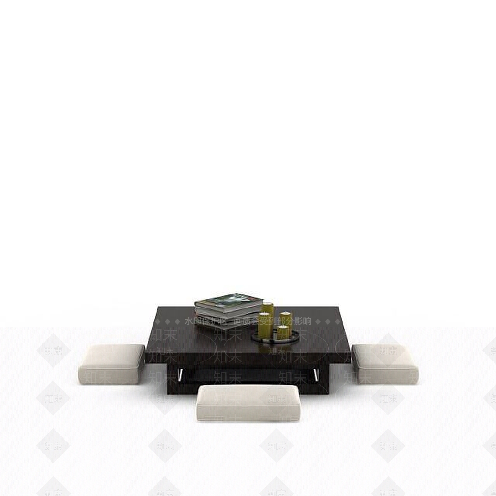 现代书桌椅3D模型下载【ID:1196619742】