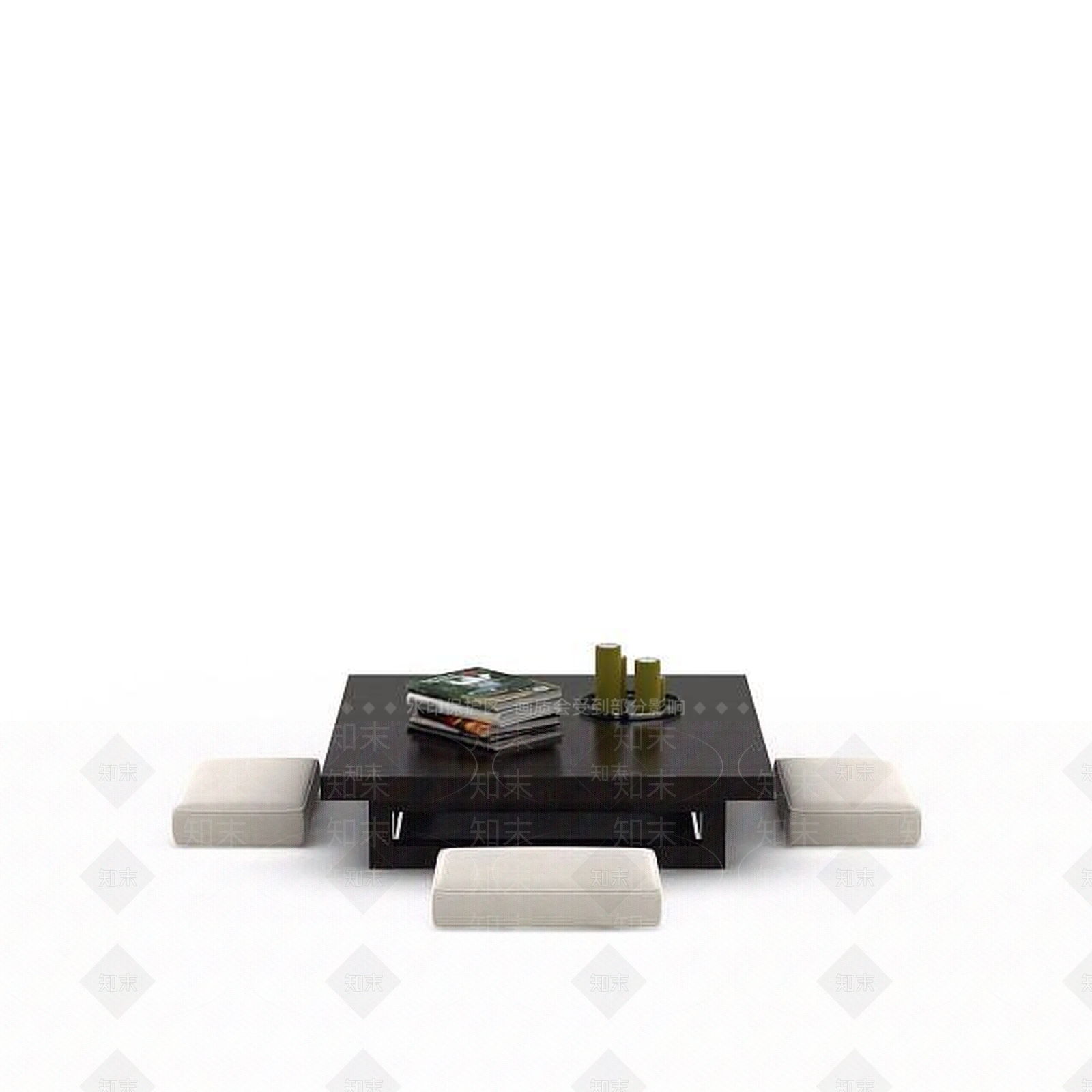 现代书桌椅3D模型下载【ID:1196619742】
