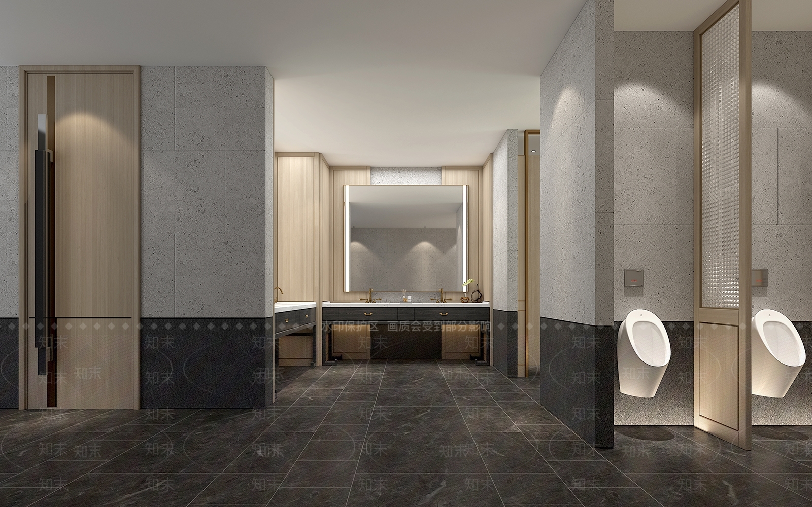 新中式酒店卫生间3D模型下载【ID:1196620967】