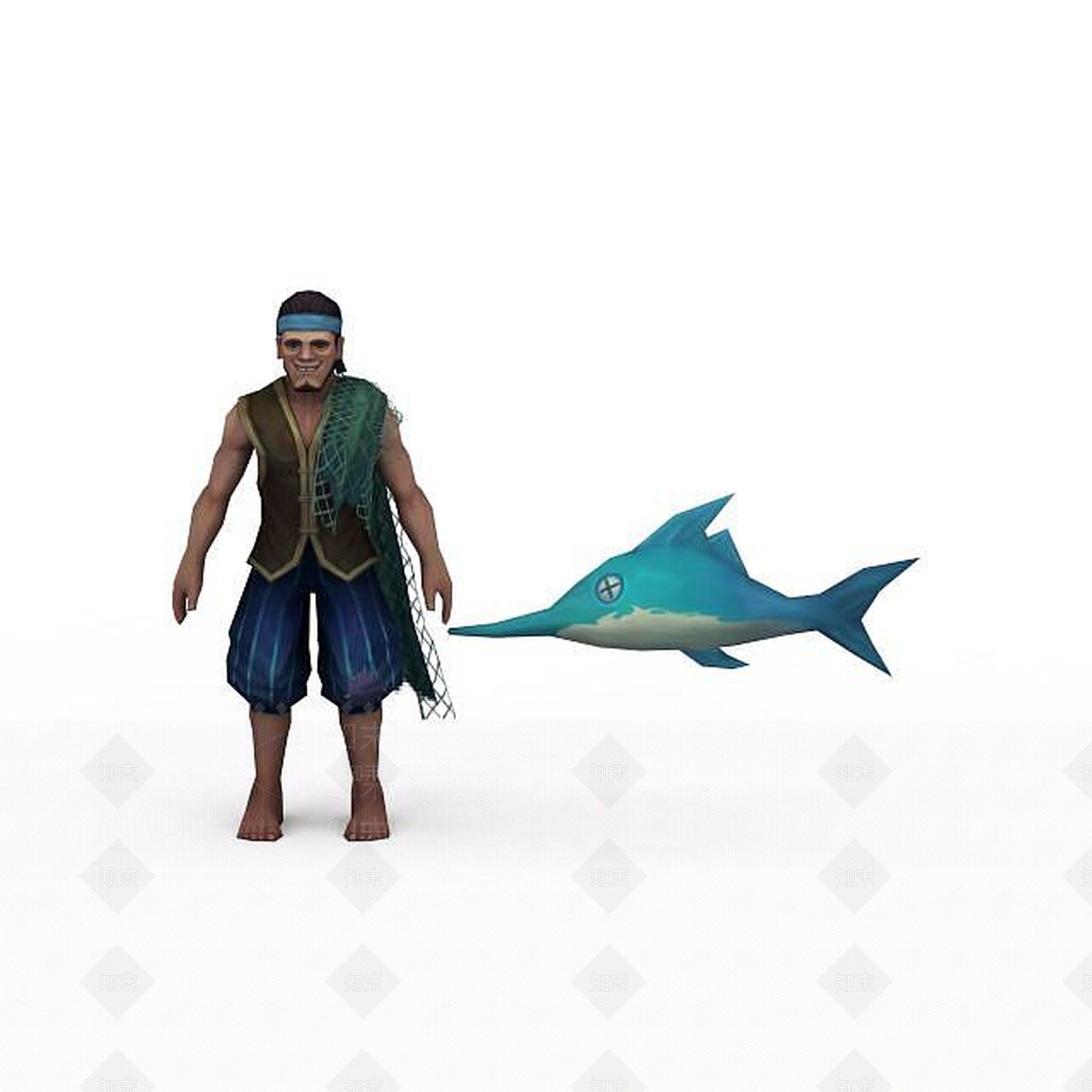 现代虚拟人物3D模型下载【ID:1199831345】