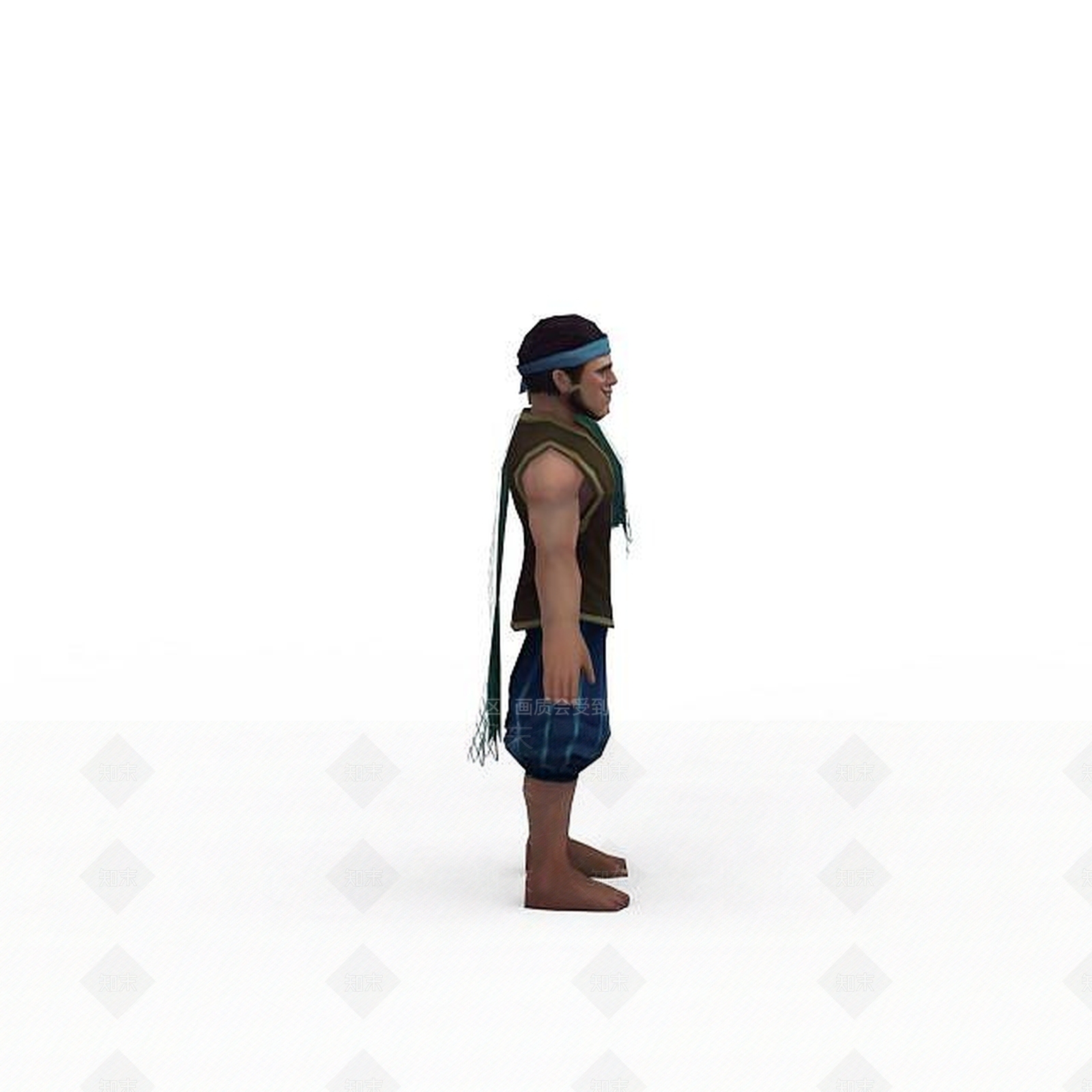 现代虚拟人物3D模型下载【ID:1199831345】