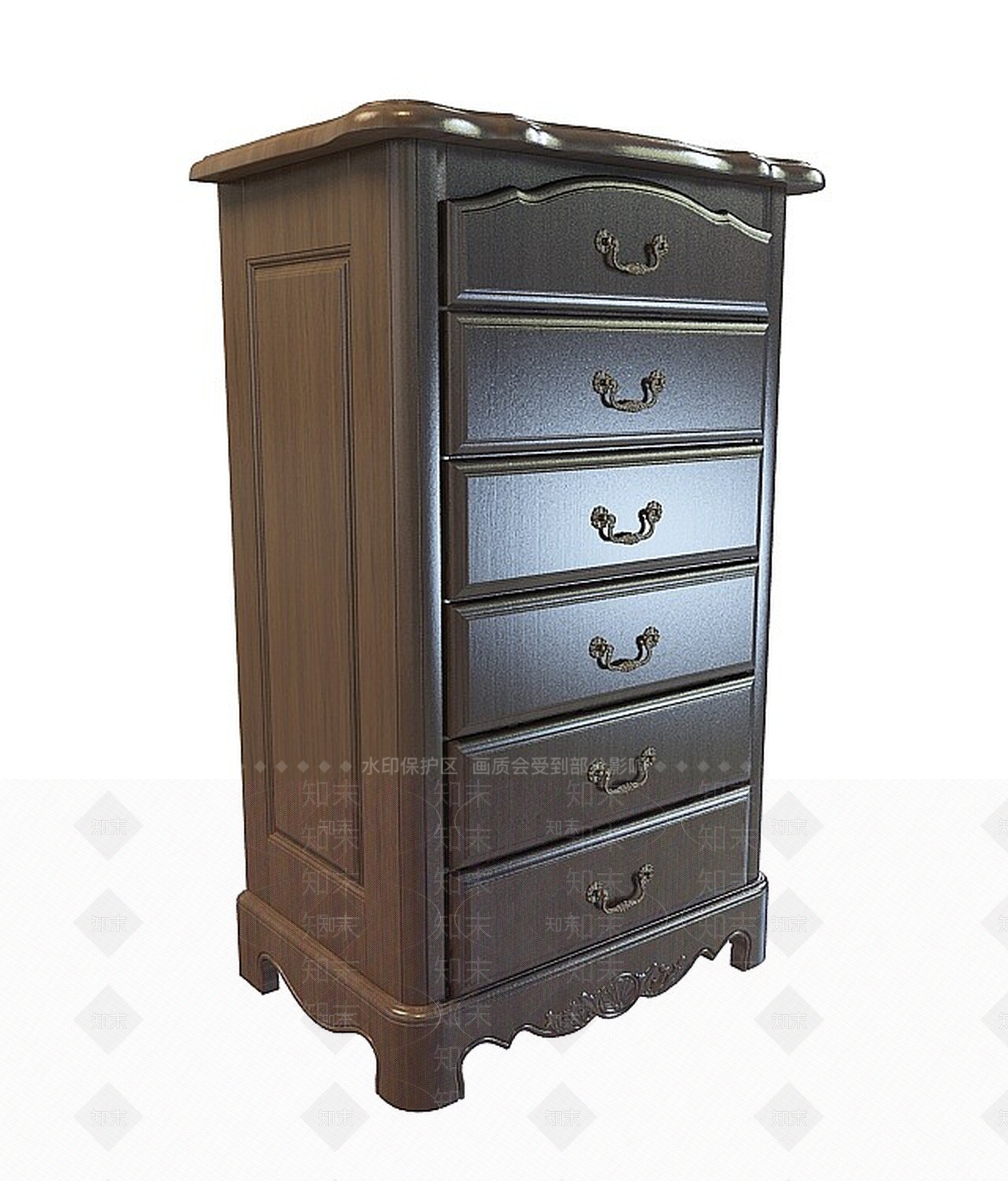 现代衣柜3D模型下载【ID:1196622368】