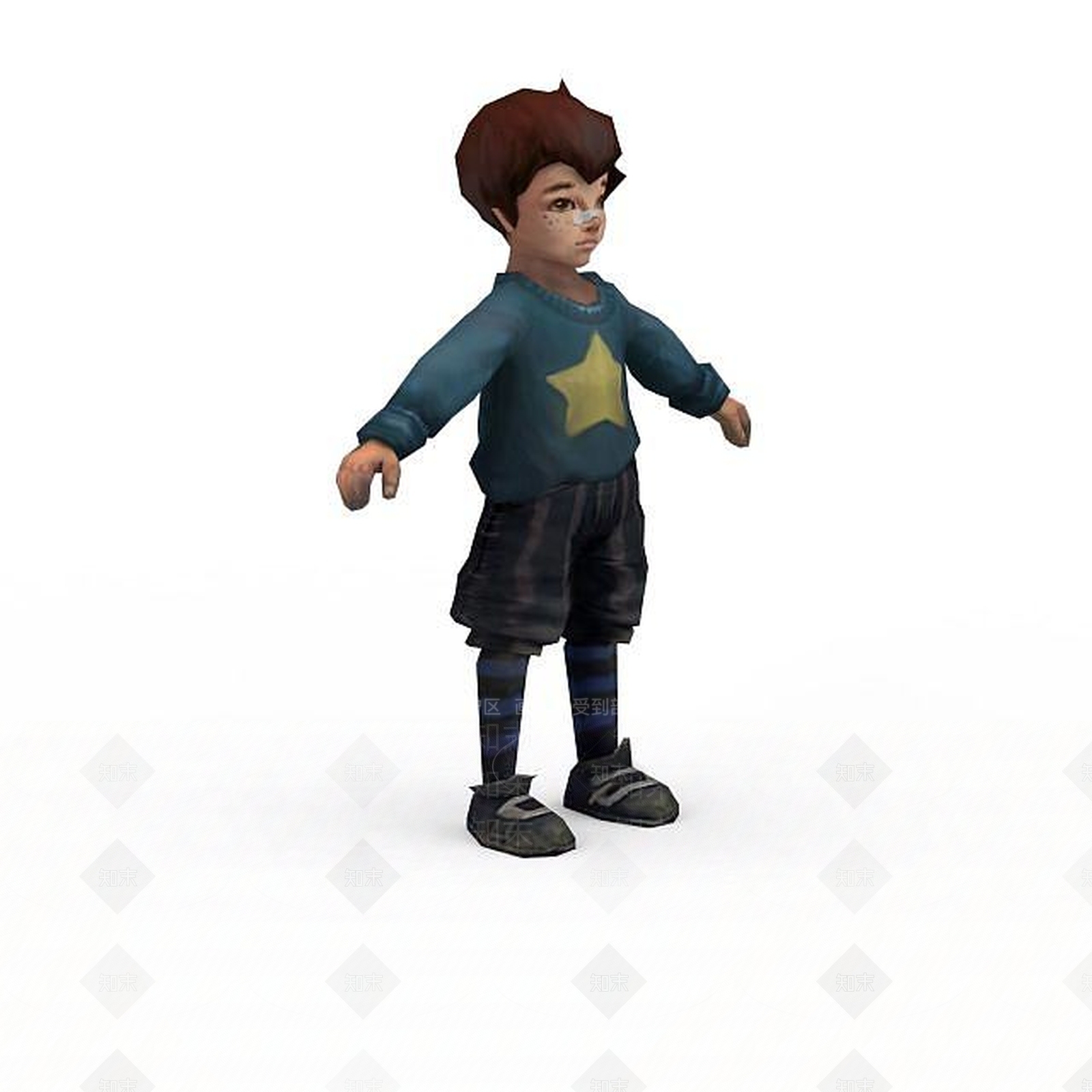现代虚拟人物3D模型下载【ID:1199831392】