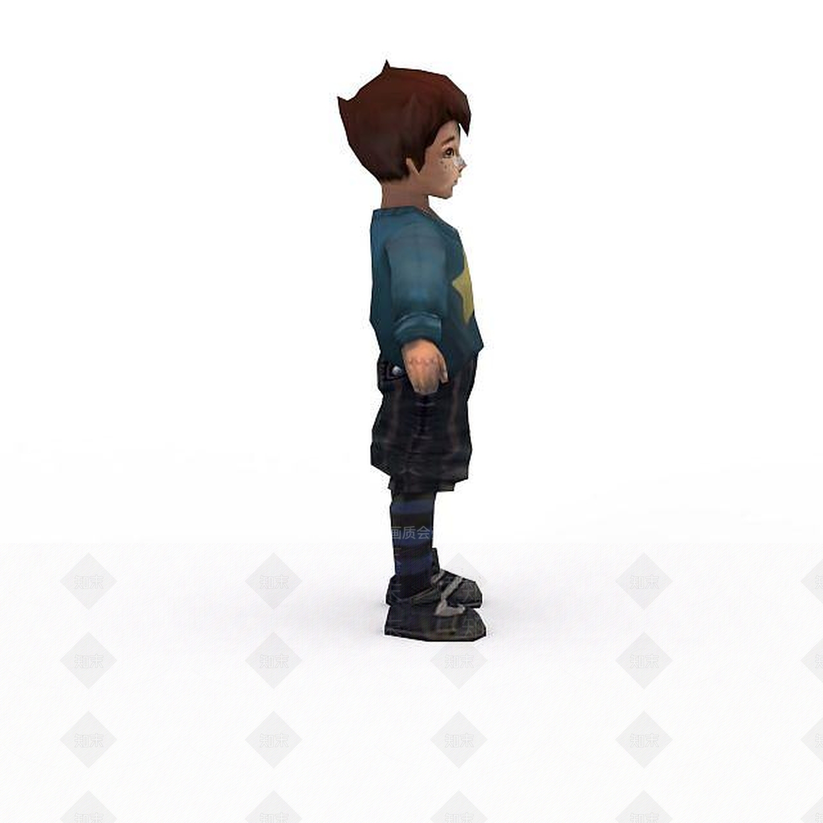 现代虚拟人物3D模型下载【ID:1199831392】