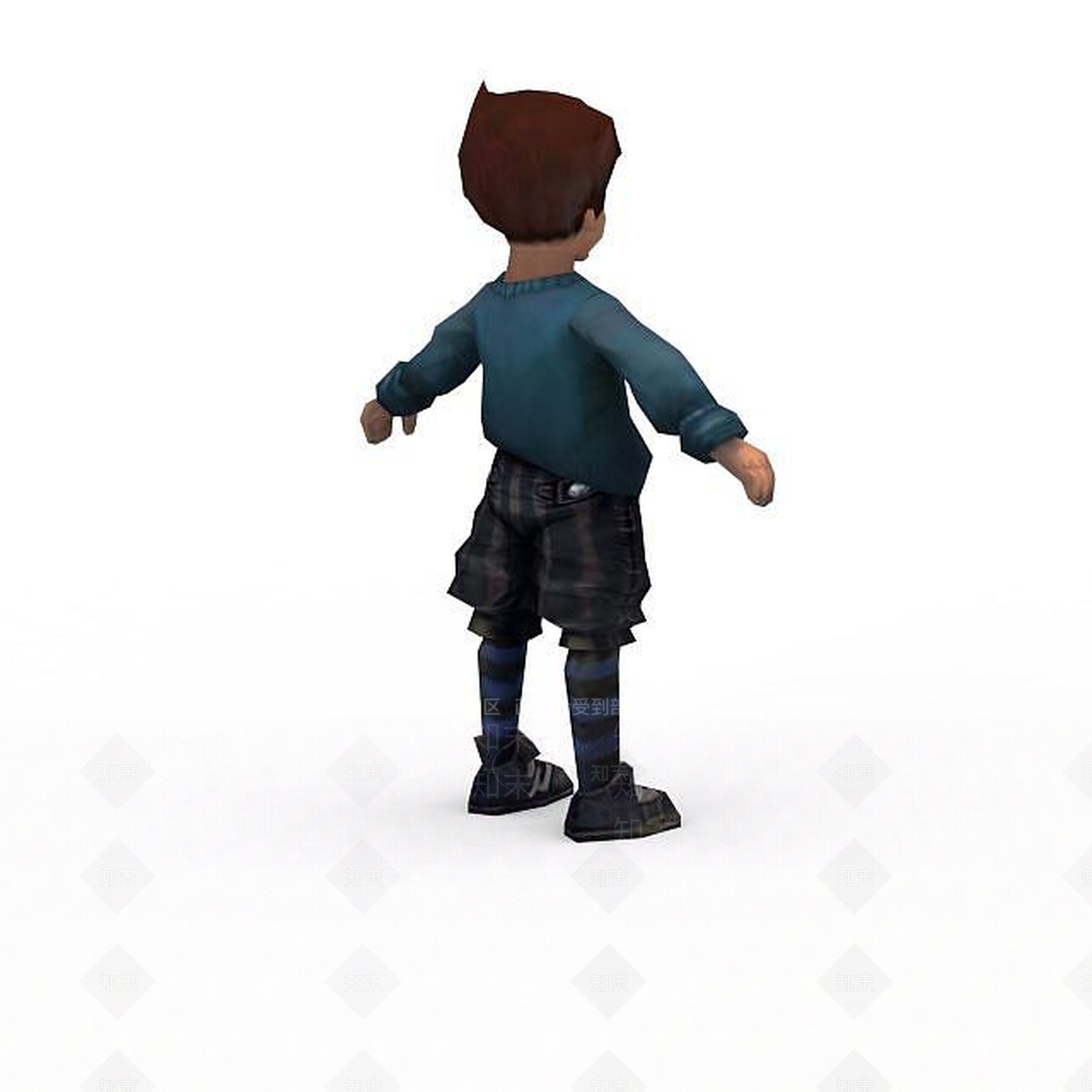 现代虚拟人物3D模型下载【ID:1199831392】