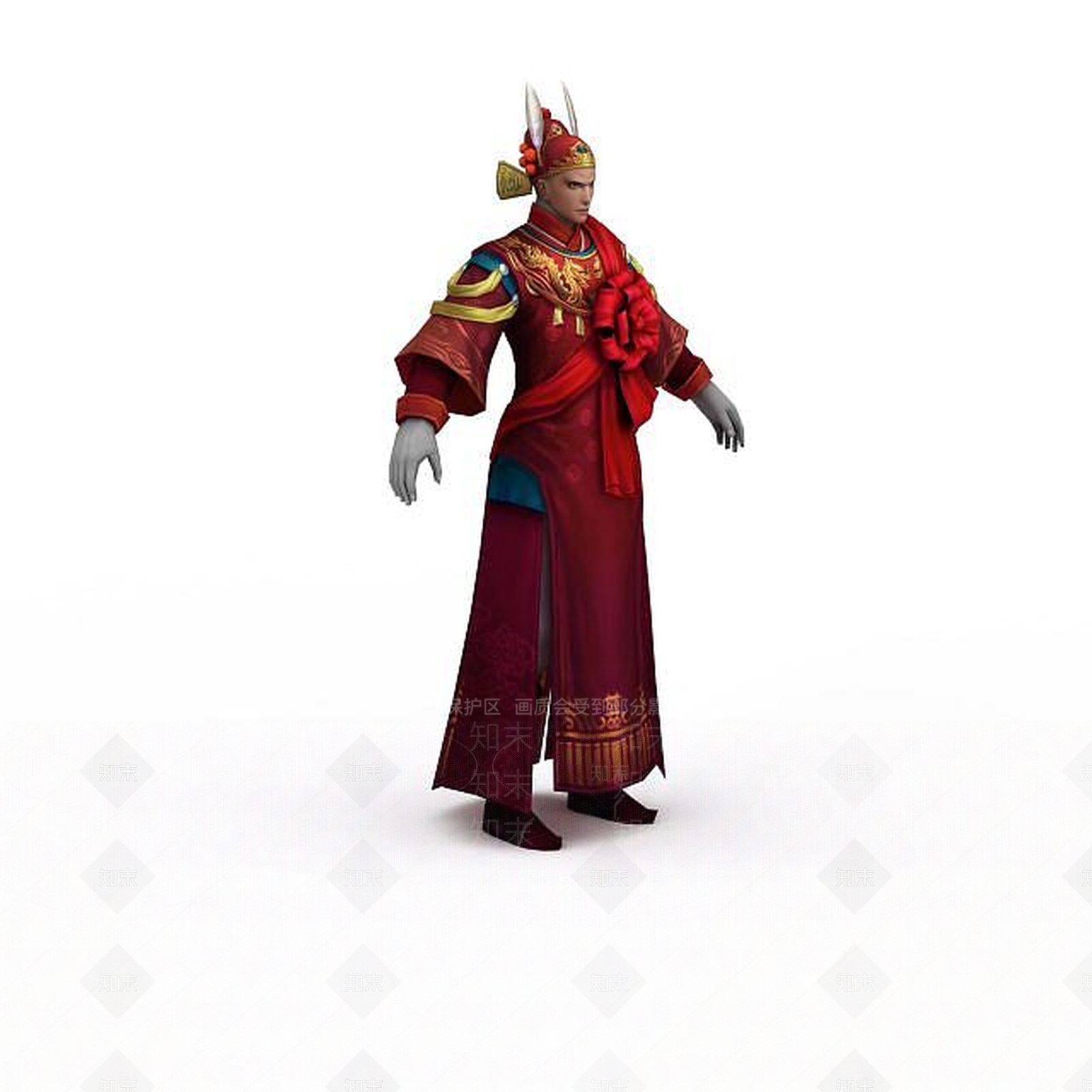 现代虚拟人物3D模型下载【ID:1199826209】
