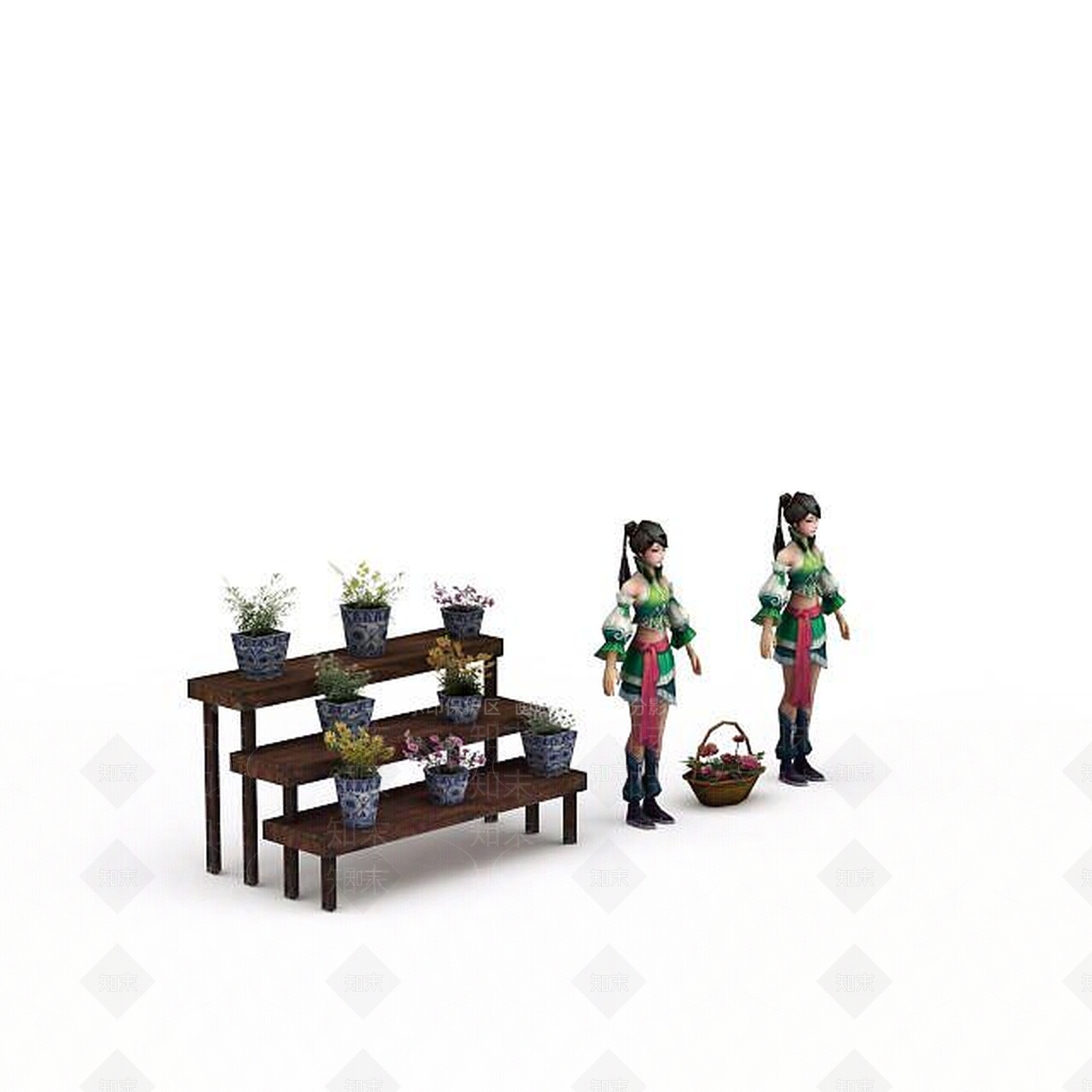 现代虚拟人物3D模型下载【ID:1199836355】