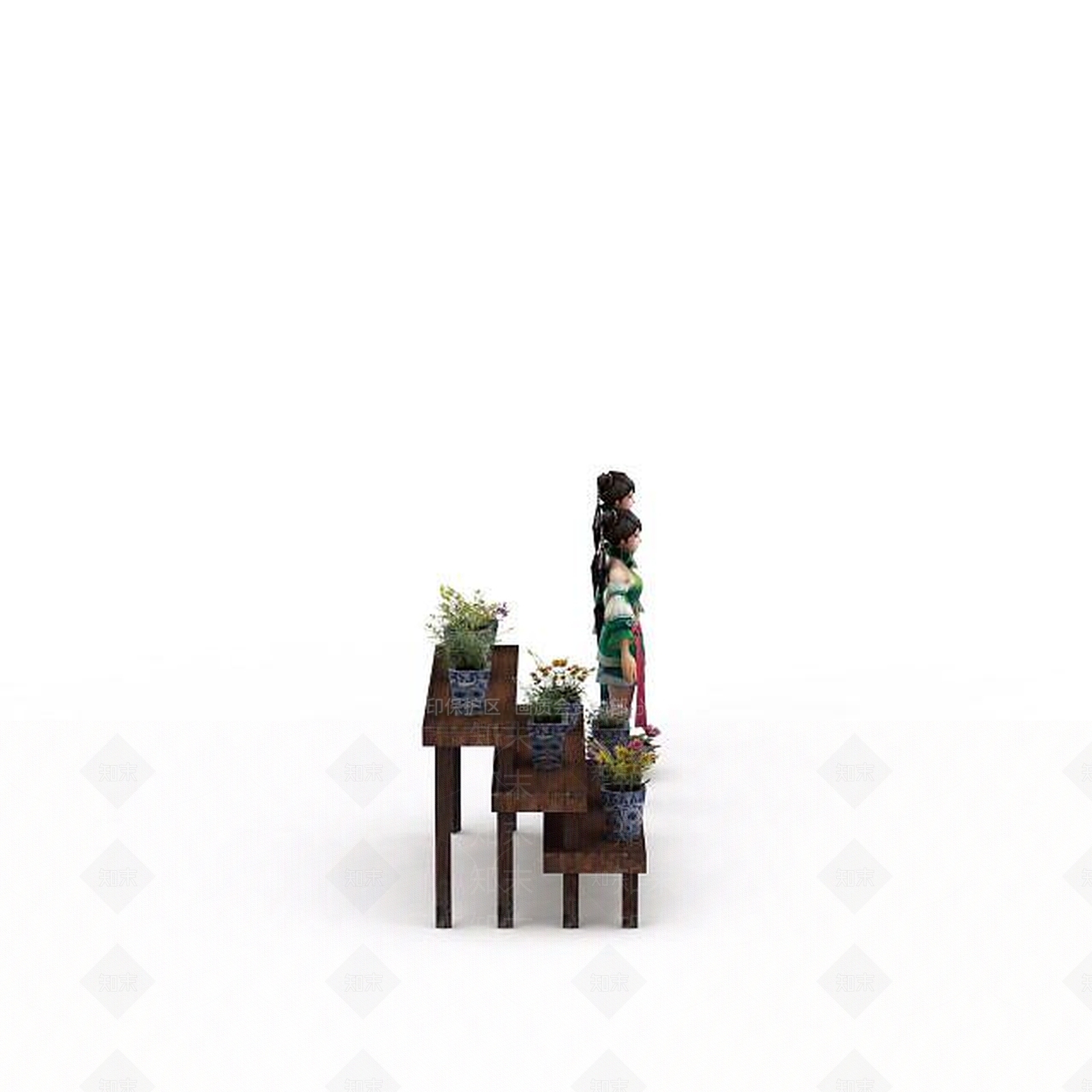 现代虚拟人物3D模型下载【ID:1199836355】