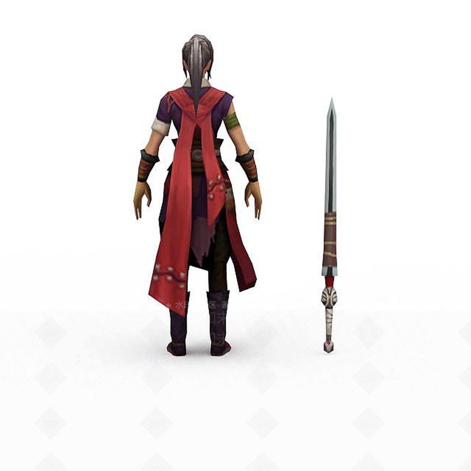 现代虚拟人物3D模型下载【ID:1200006827】