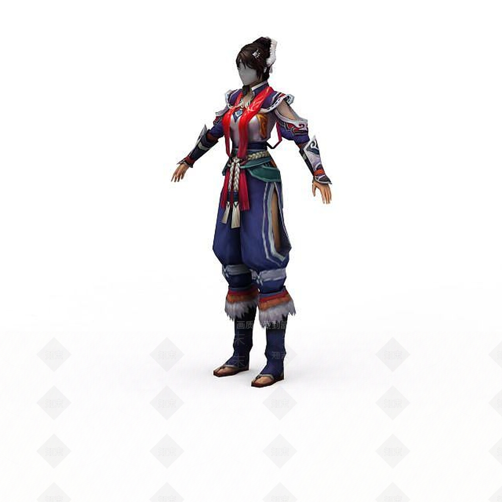现代虚拟人物3D模型下载【ID:1199826298】