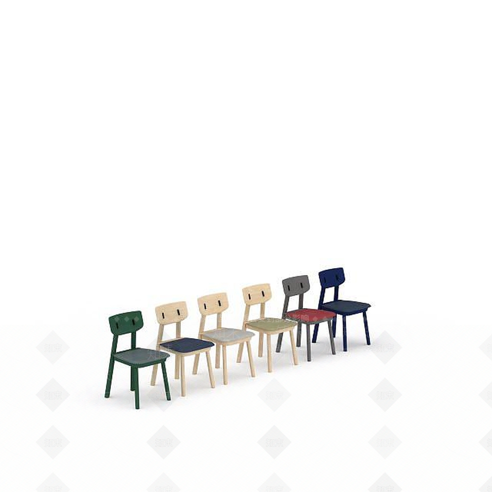 现代书桌椅3D模型下载【ID:1196624747】