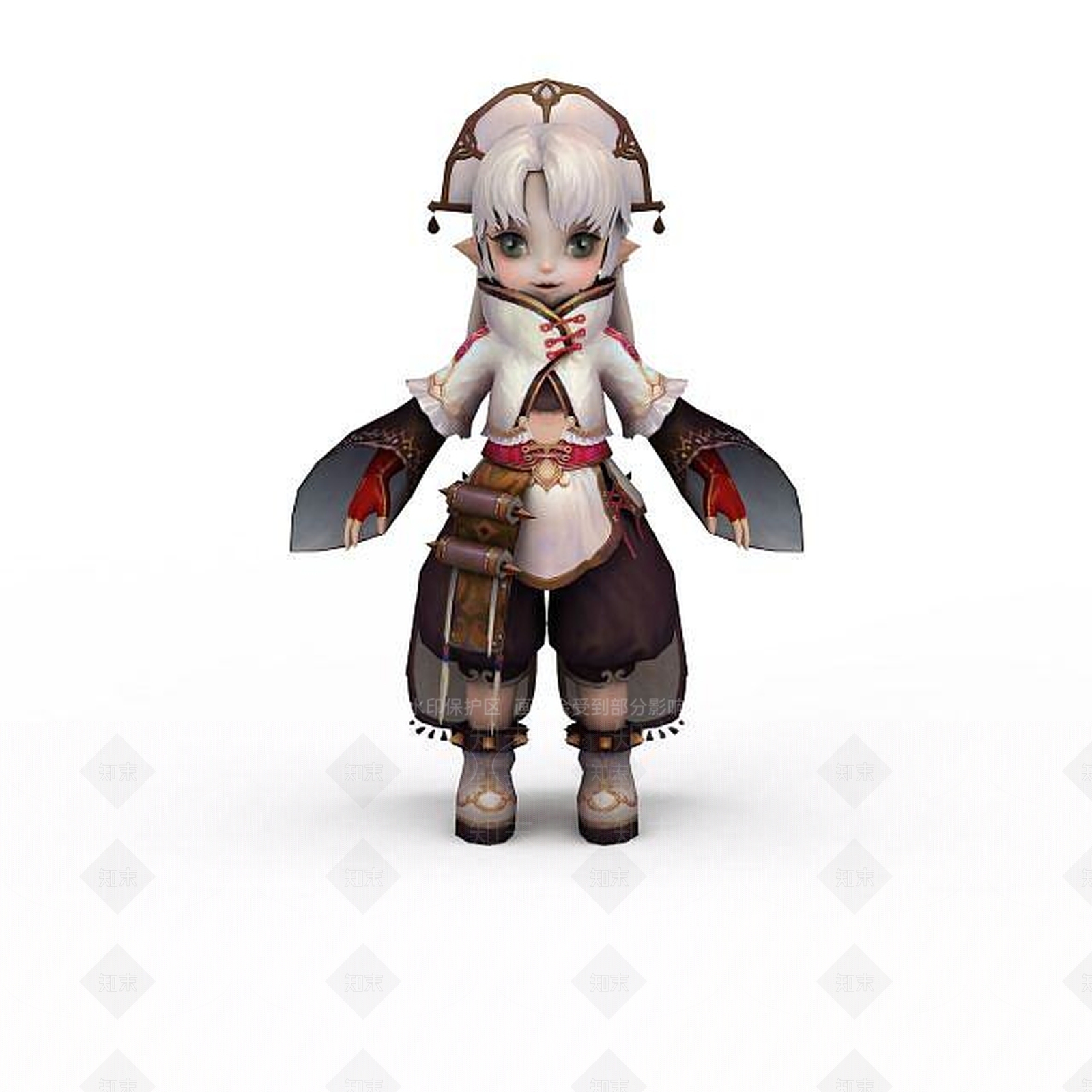 现代虚拟人物3D模型下载【ID:1199821806】