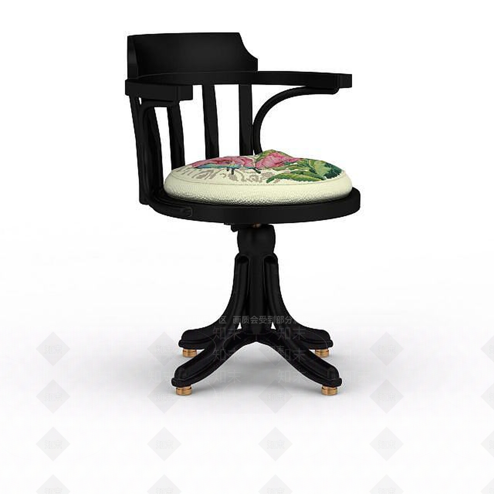 现代书桌椅3D模型下载【ID:1196625277】