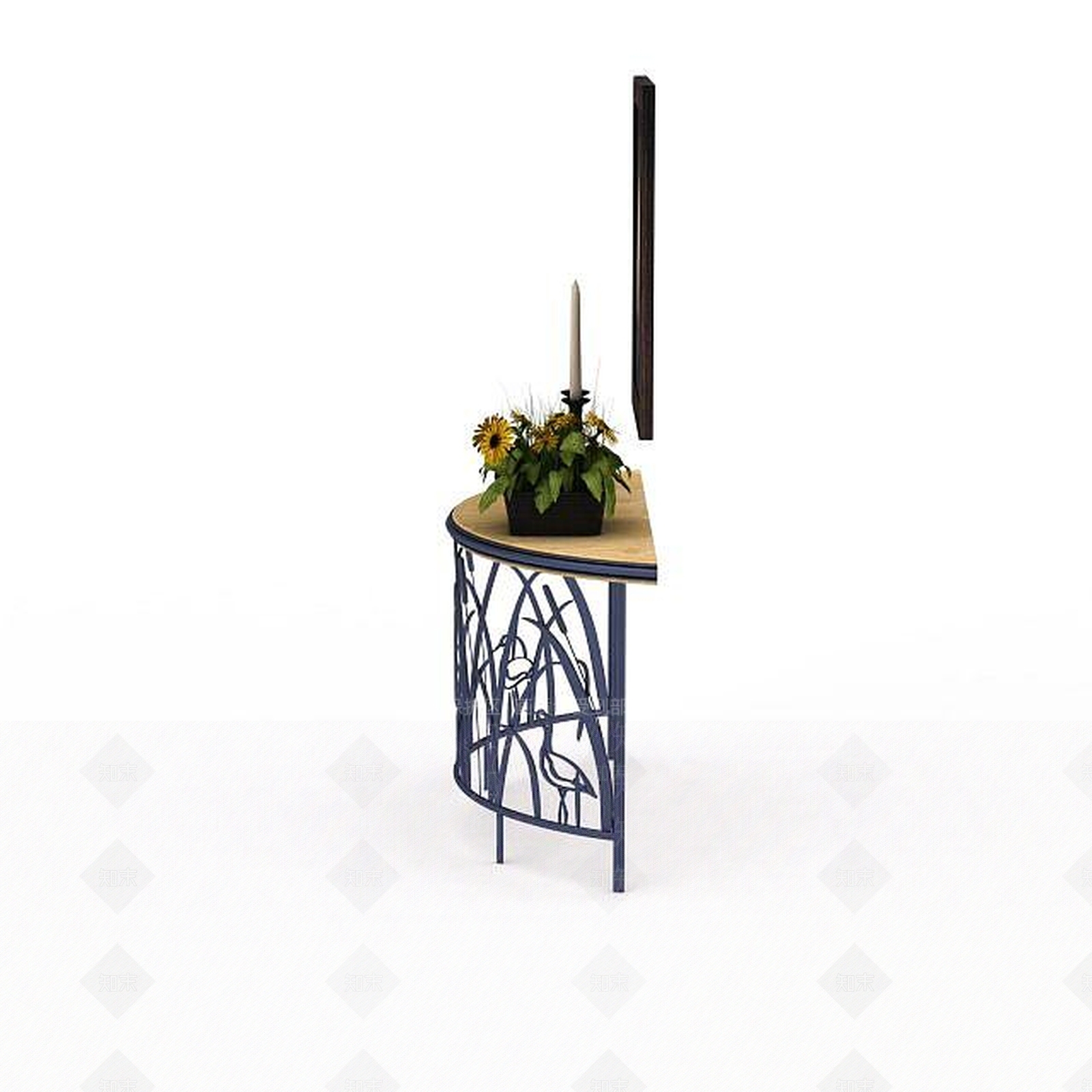现代书桌3D模型下载【ID:1196625884】