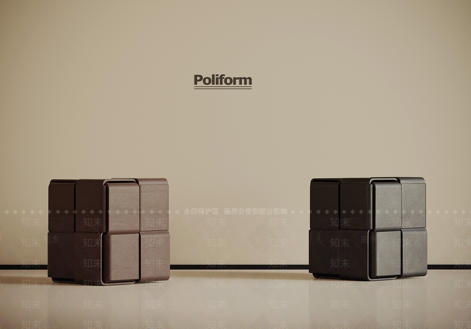 现代意式其他凳子SU模型下载【ID:1196632259】