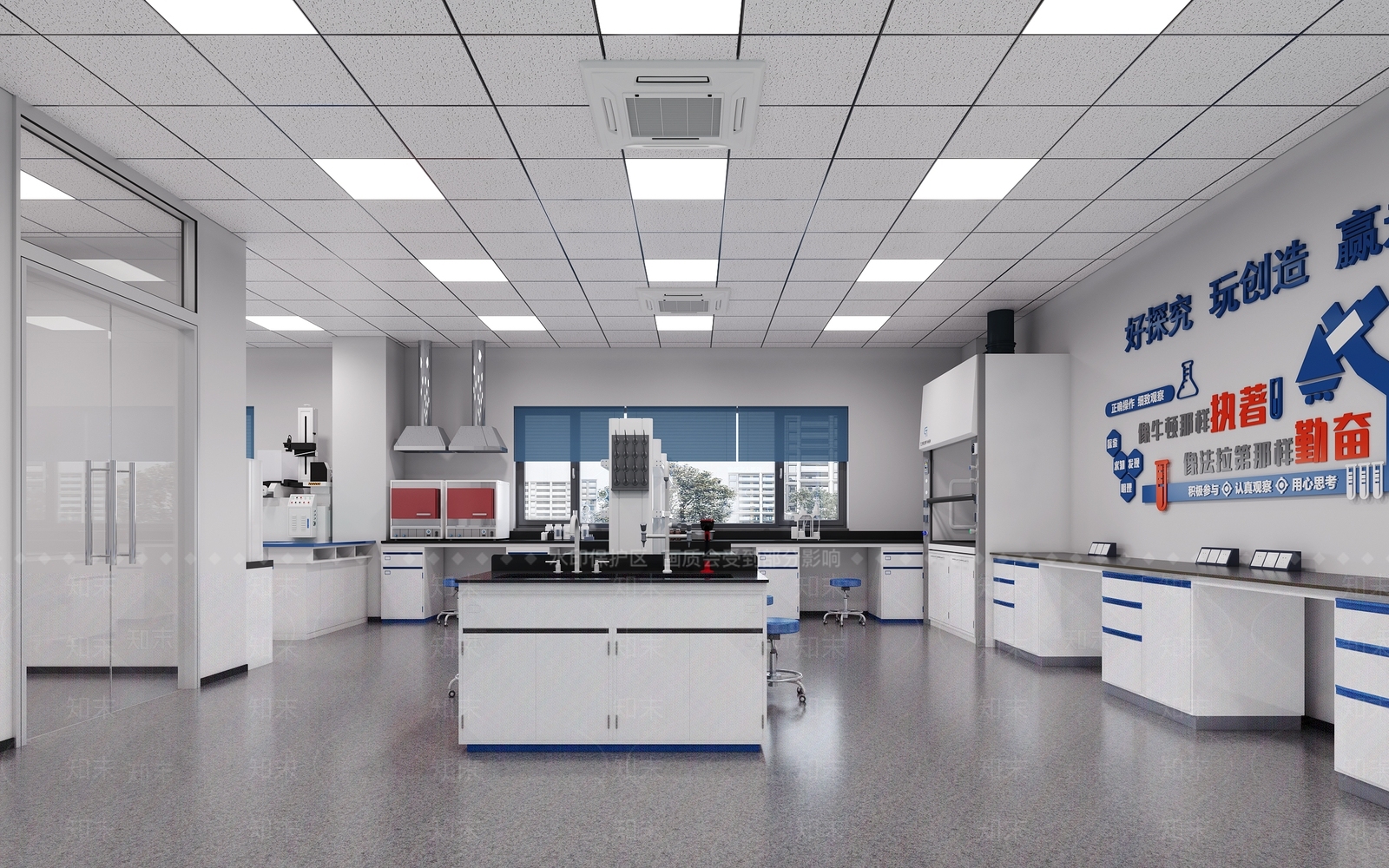 现代实验室3D模型下载【ID:1196633157】