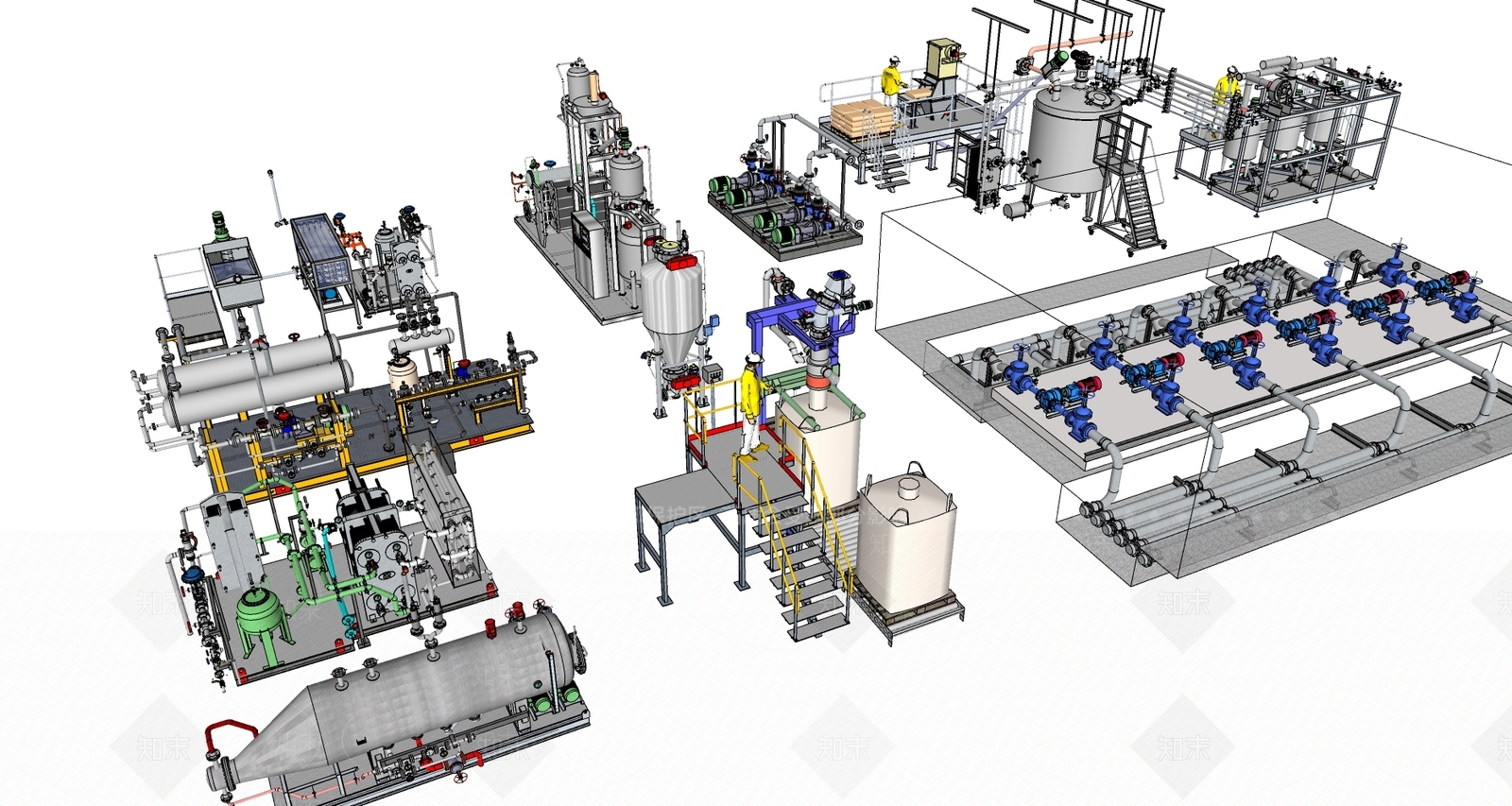 机房SU模型下载【ID:1196637329】
