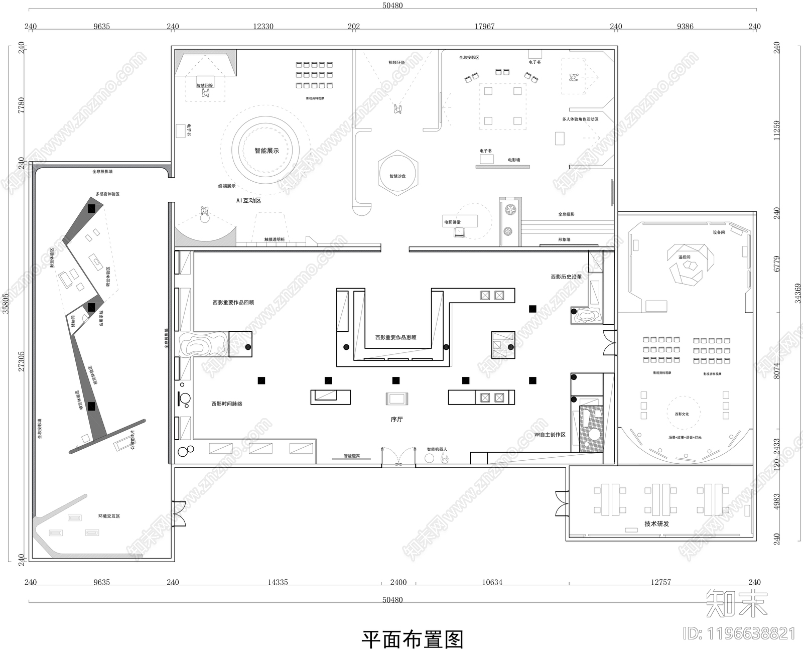 展馆施工图下载【ID:1196638821】