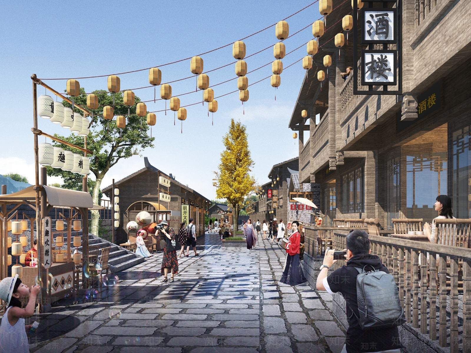中式新中式古建3D模型下载【ID:1196642769】