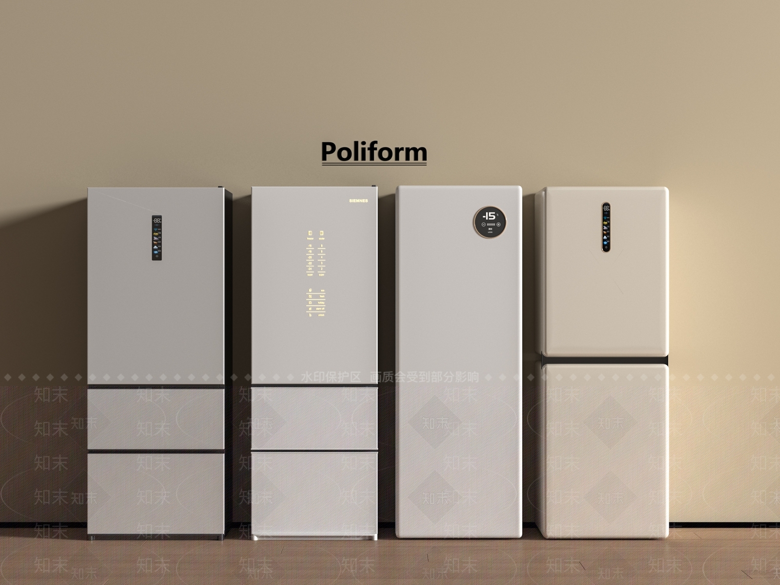 冰箱3D模型下载【ID:1196650145】