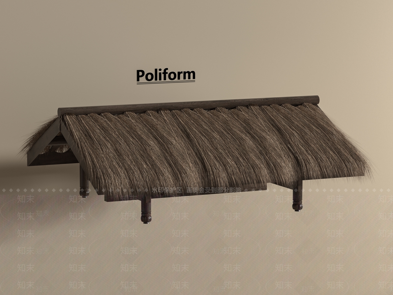 现代遮阳棚3D模型下载【ID:1196650891】