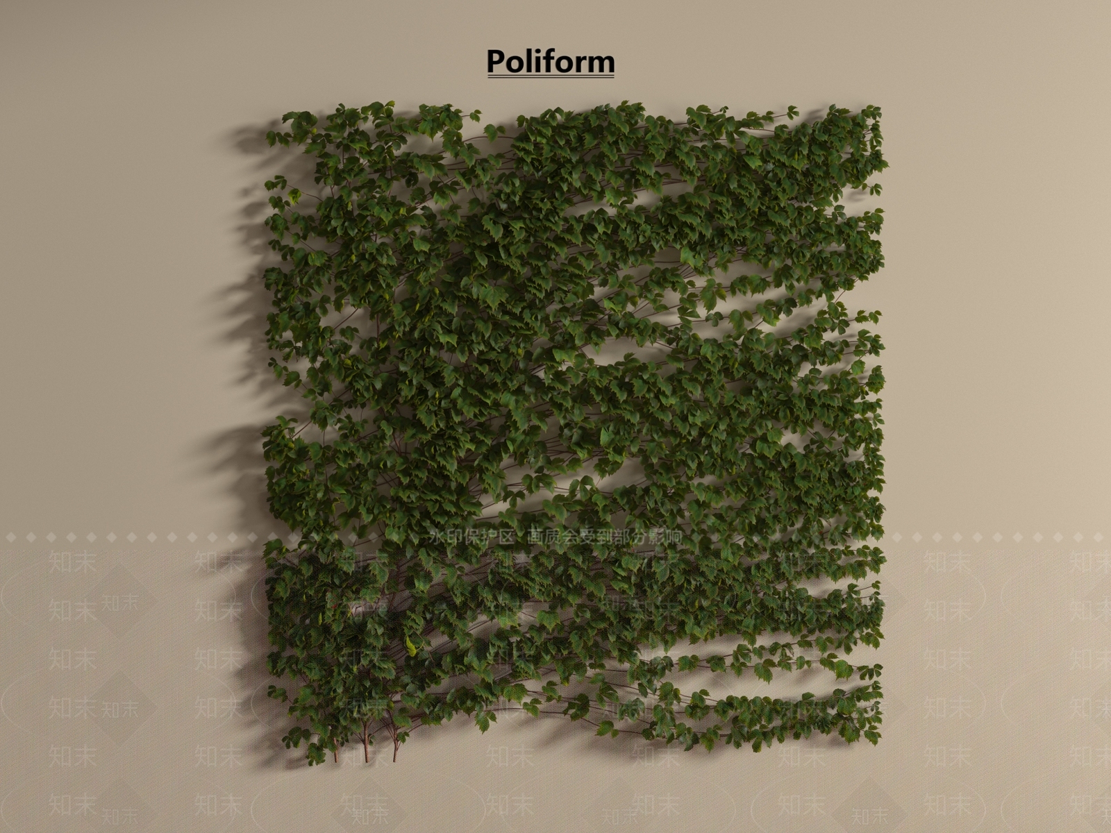 绿植墙3D模型下载【ID:1196651067】