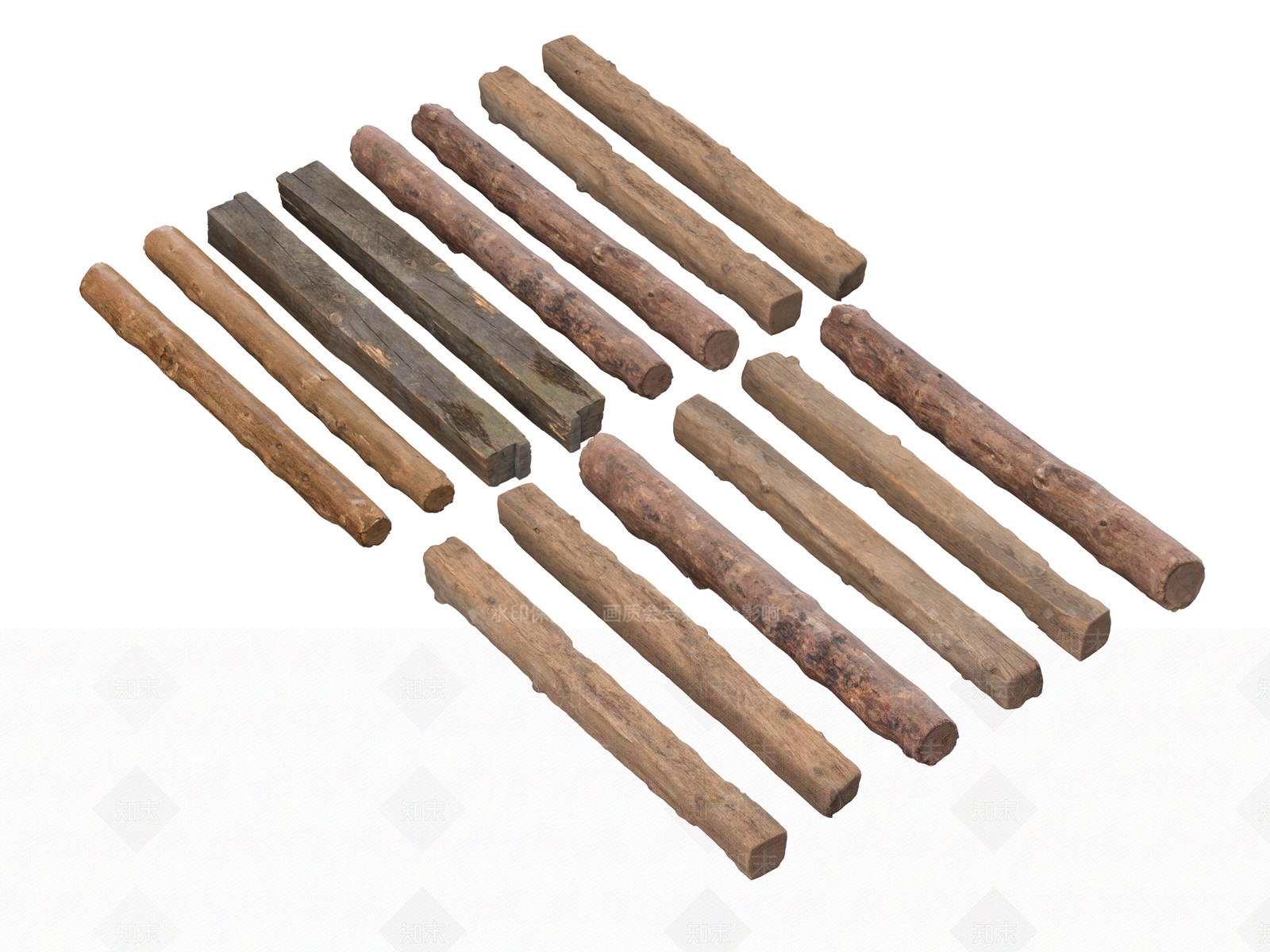 木头木板3D模型下载【ID:1196651494】