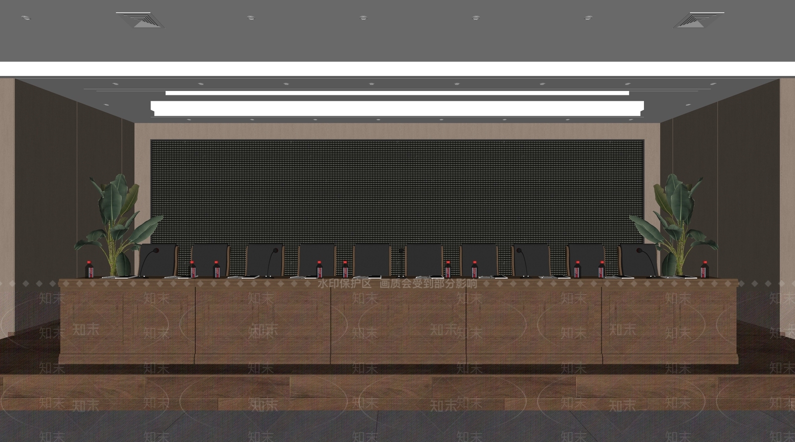 现代其他办公区域SU模型下载【ID:1196651910】