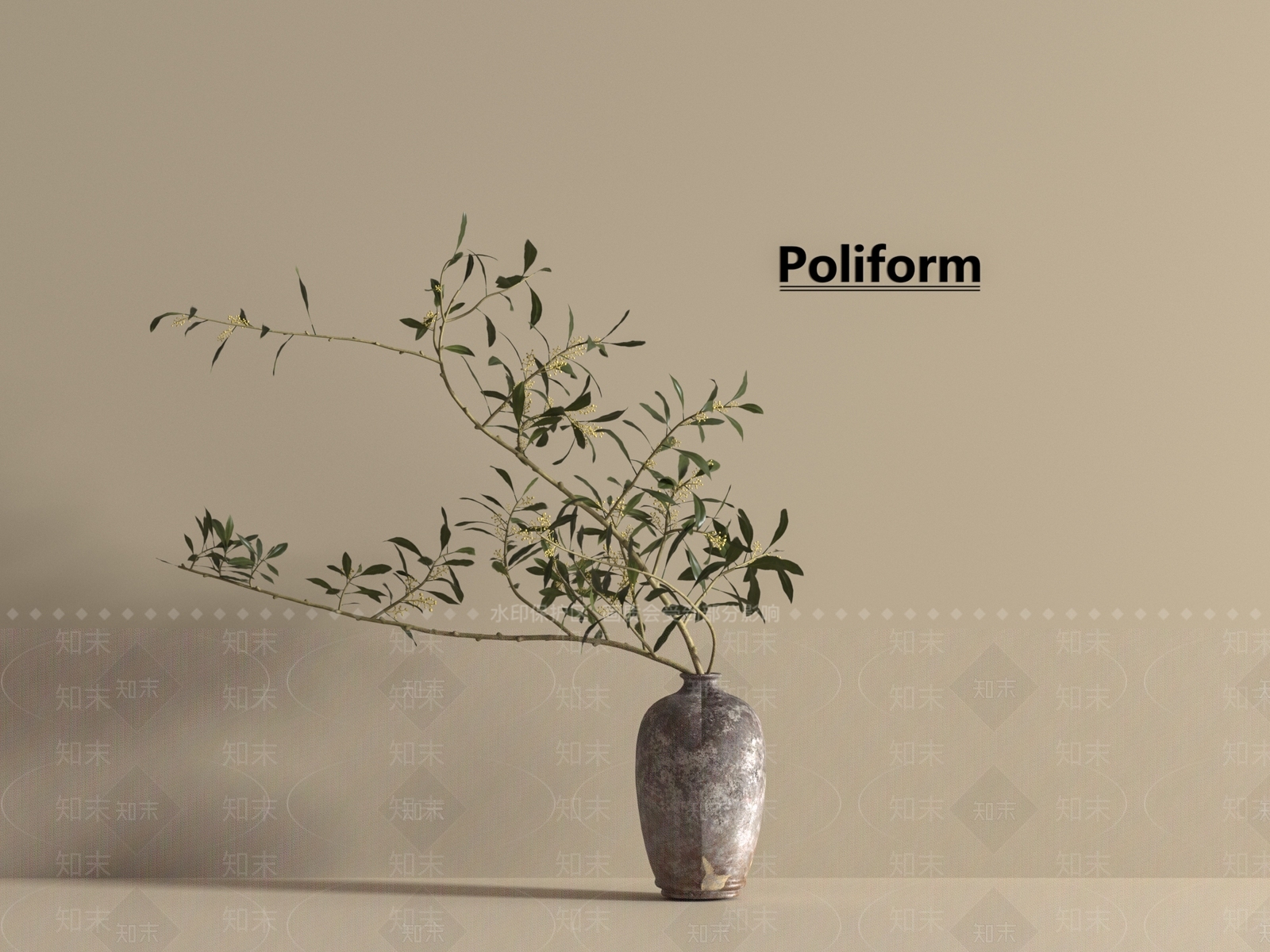现代花艺3D模型下载【ID:1196653323】
