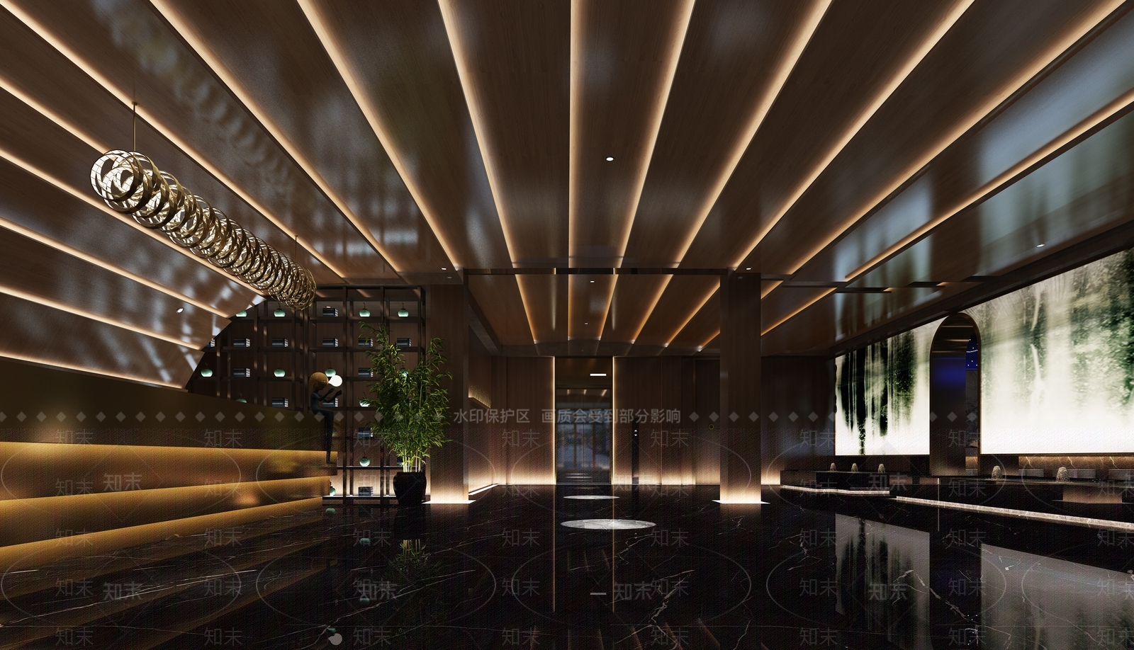 现代足浴店3D模型下载【ID:1196654166】