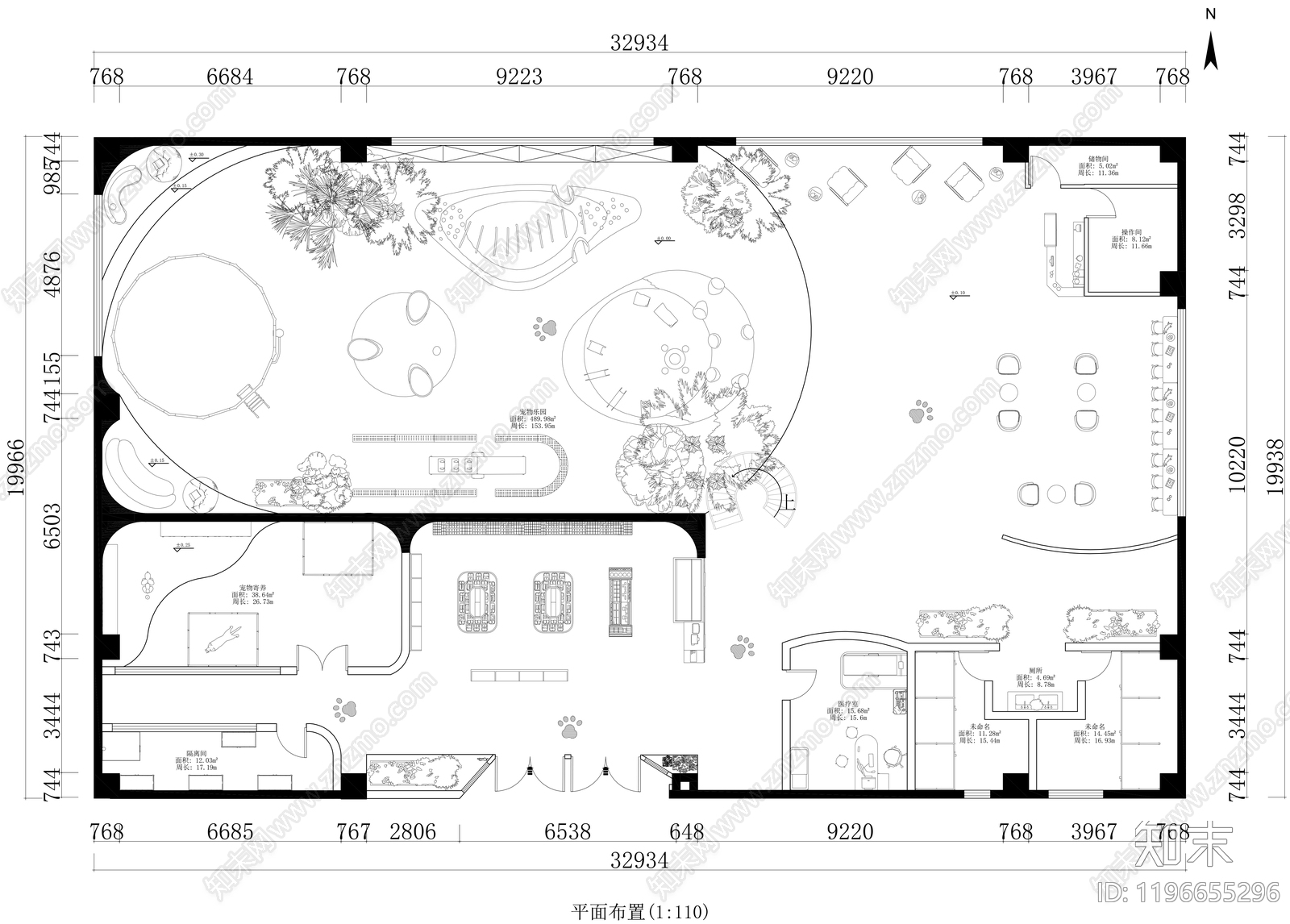 现代其他商业空间施工图下载【ID:1196655296】