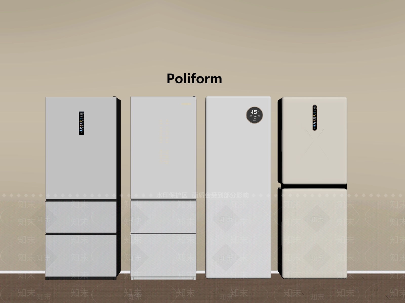 冰箱SU模型下载【ID:1196655631】