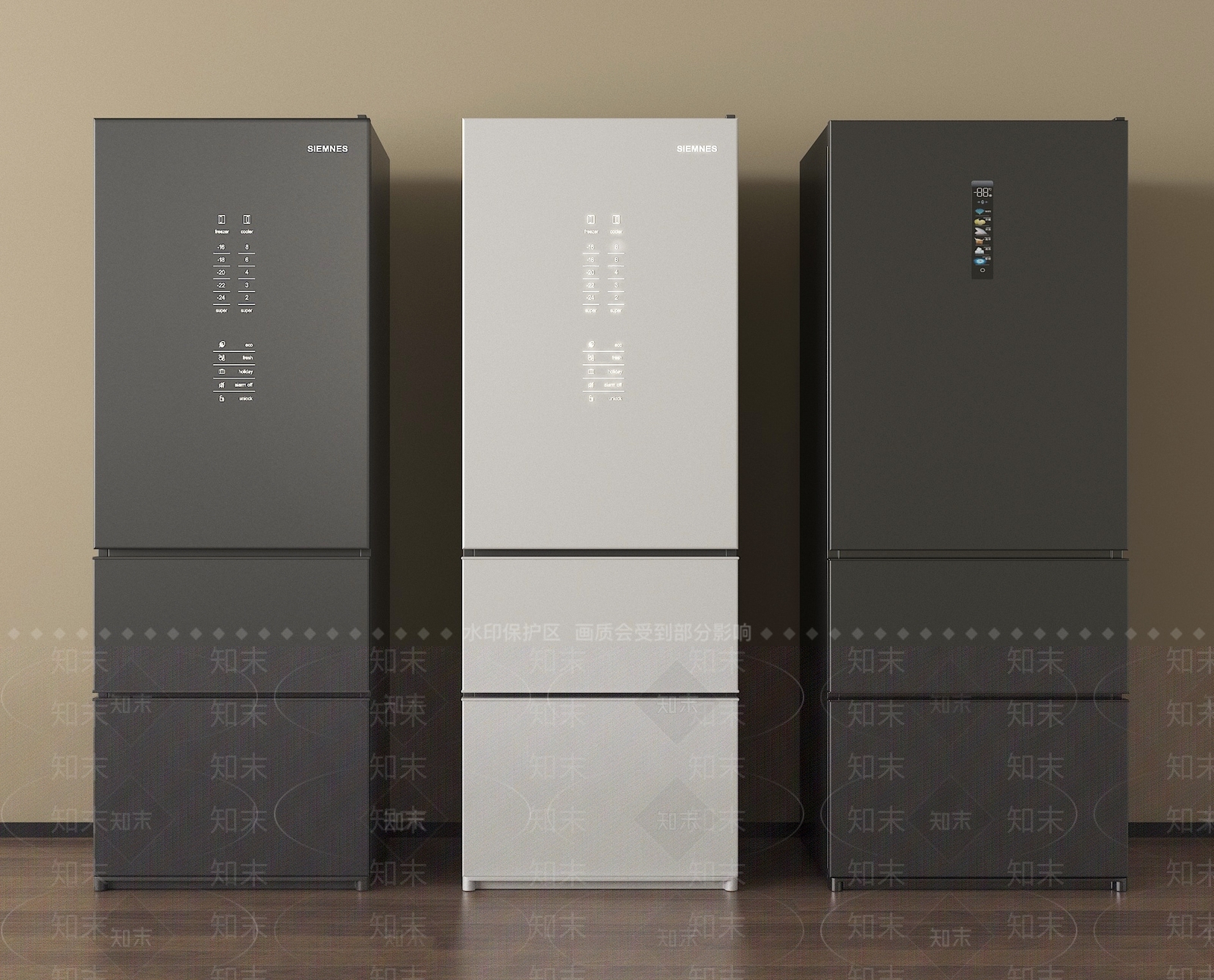 冰箱SU模型下载【ID:1196668074】