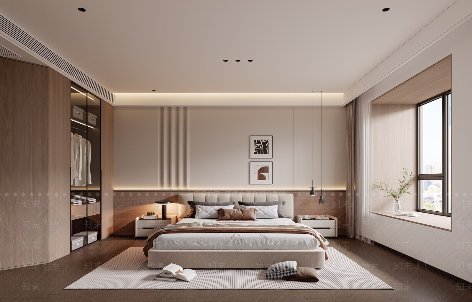 现代衣帽间3D模型下载【ID:1215151422】