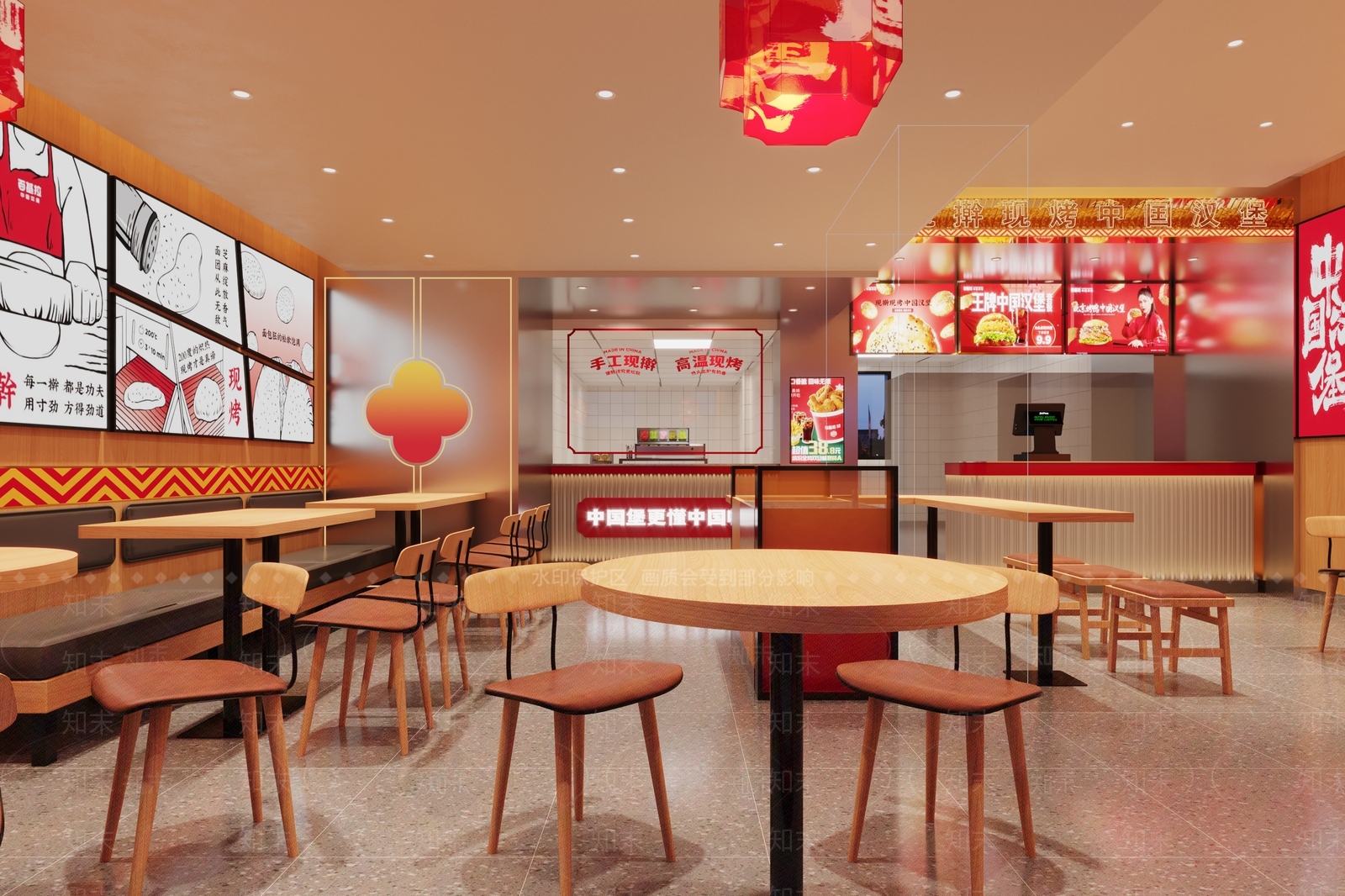 现代其他餐饮空间3D模型下载【ID:1196671625】
