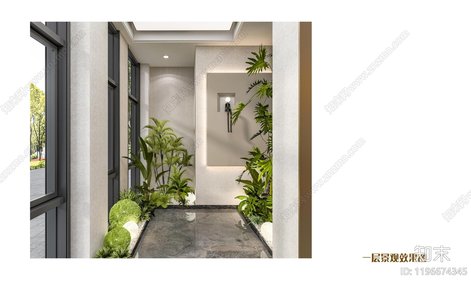 现代售楼处cad施工图下载【ID:1196674345】