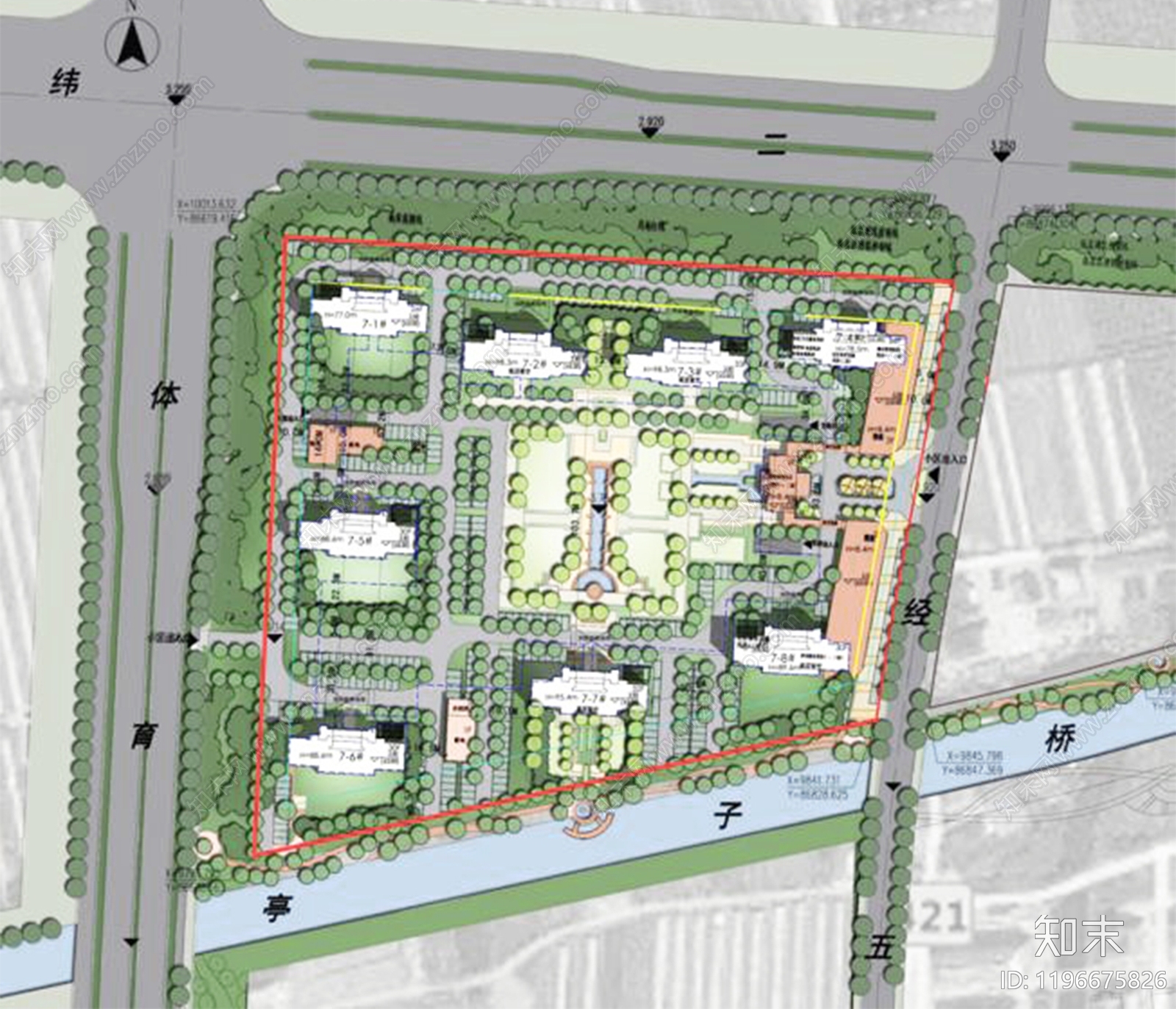 现代住宅楼建筑施工图下载【ID:1196675826】